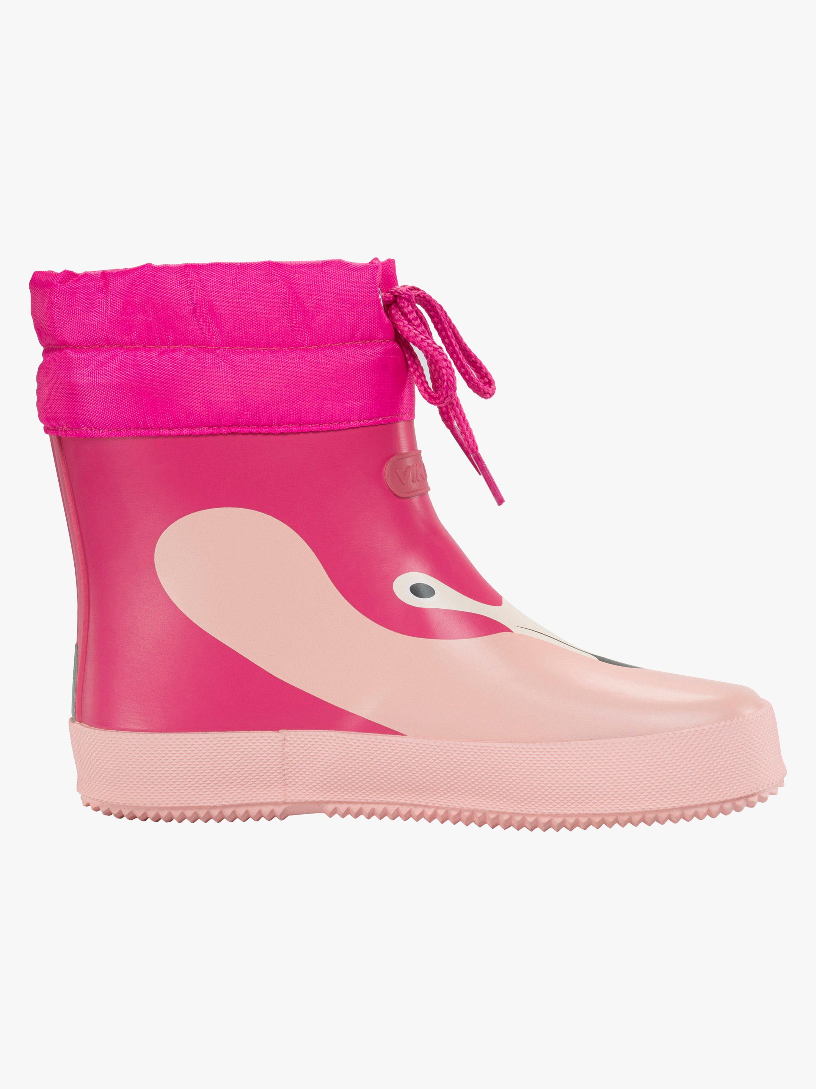 Alv Paw Print Barefoot Gummistiefel, Light Pink / Magenta, 25, Kindergummistiefel, Kinderstiefel, Gummistiefel kinder, Kids