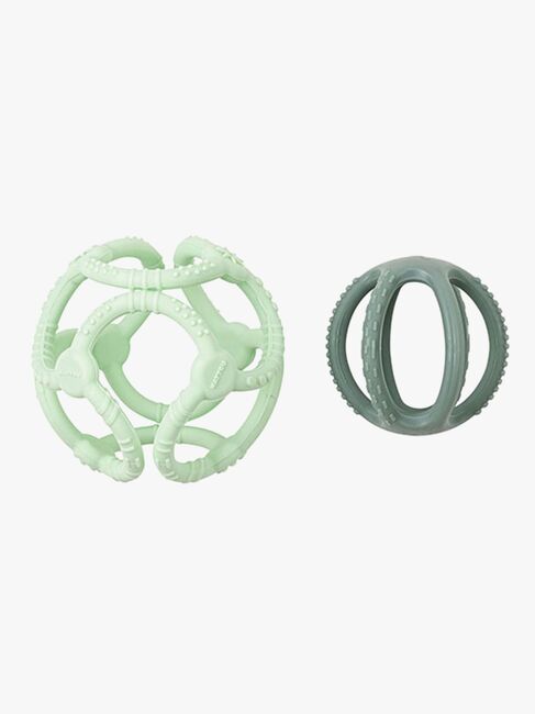 Nattou Soft Silicone Aktivitätsball, Grün