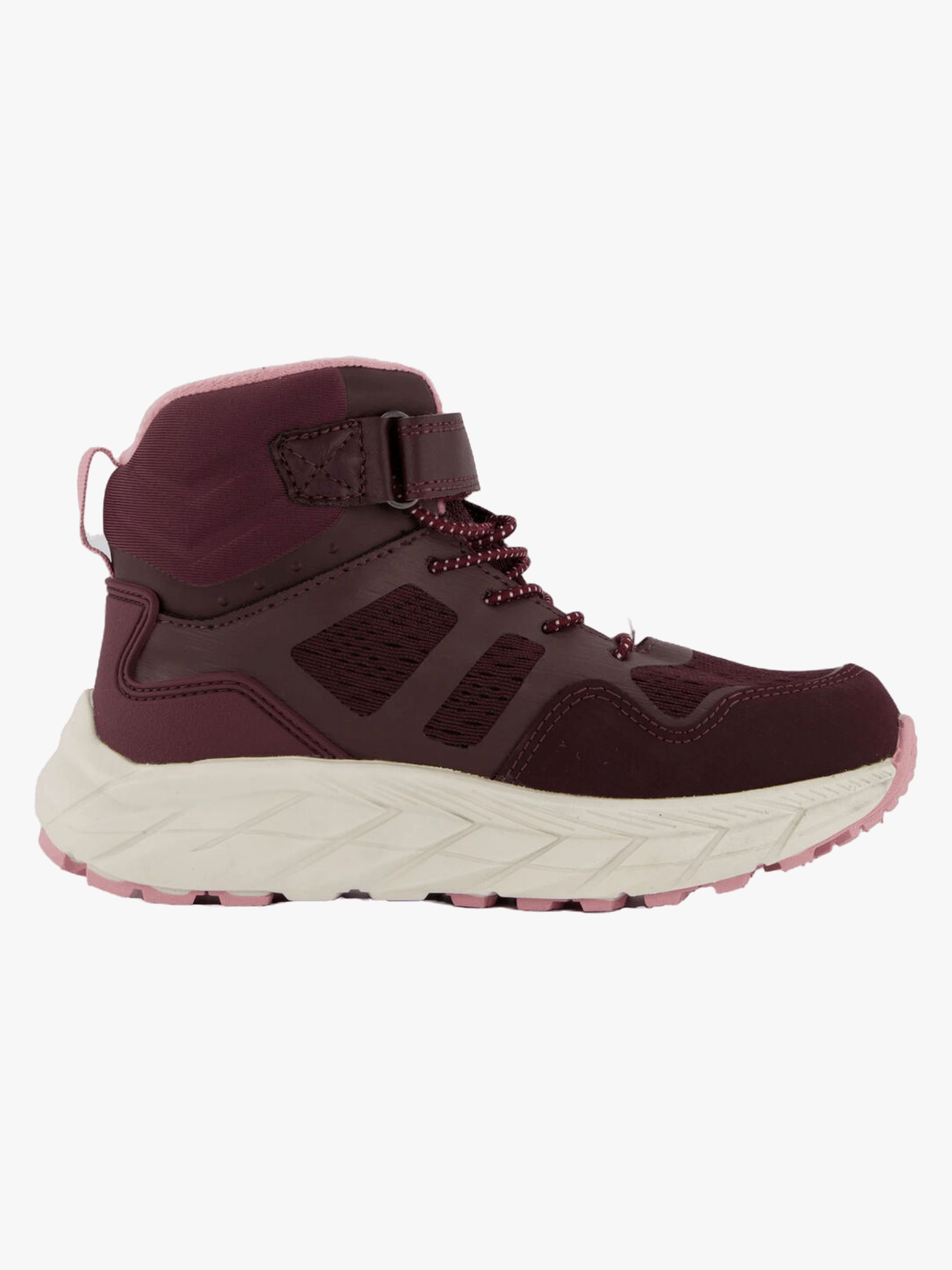 Leaf Karlstad WP  Fleece gefüttert Kinder Sneaker, Burgundy, 32, Kinderschuhe