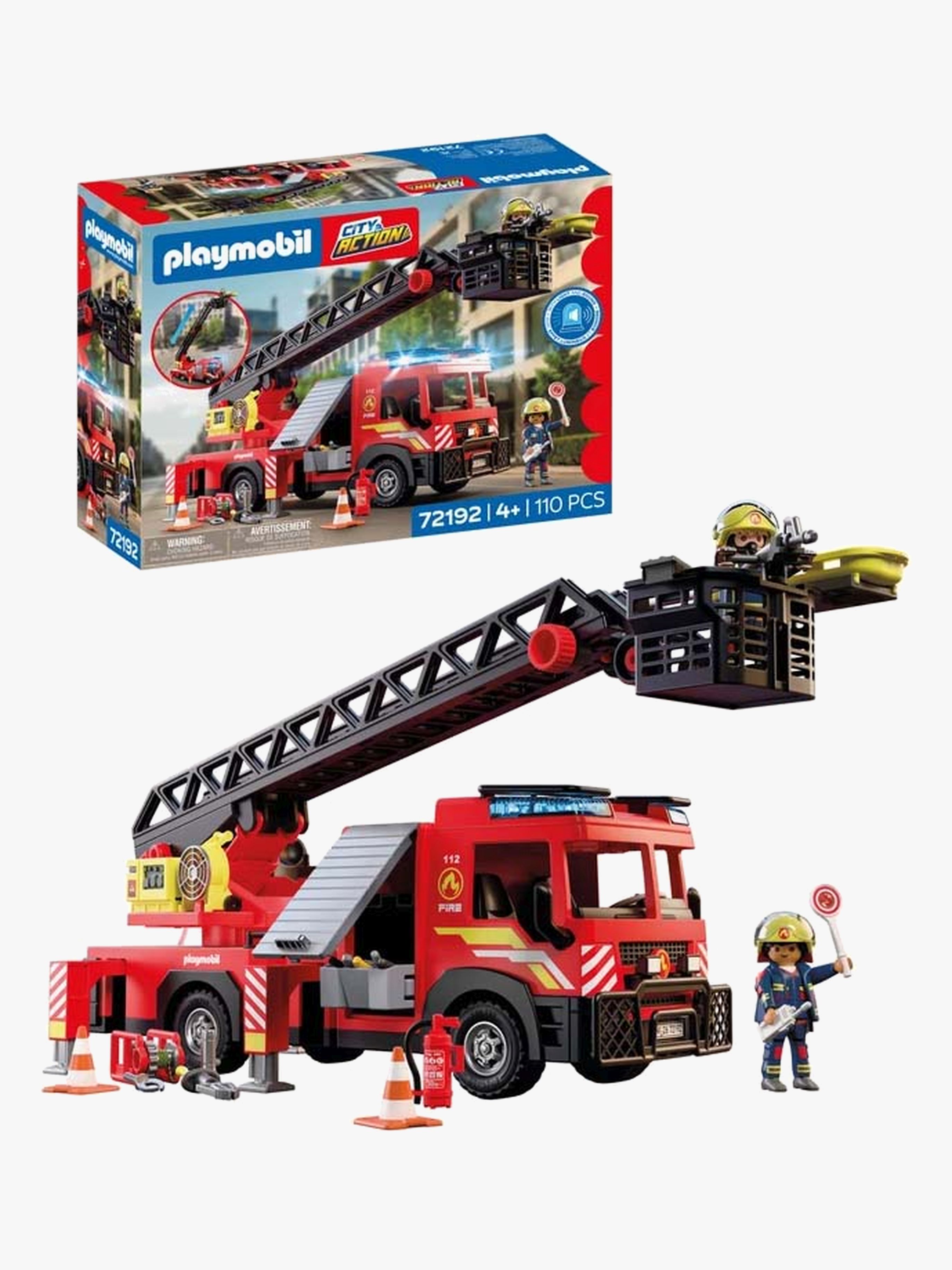 Playmobil City Action Feuerwehr-Leiterfahrzeug