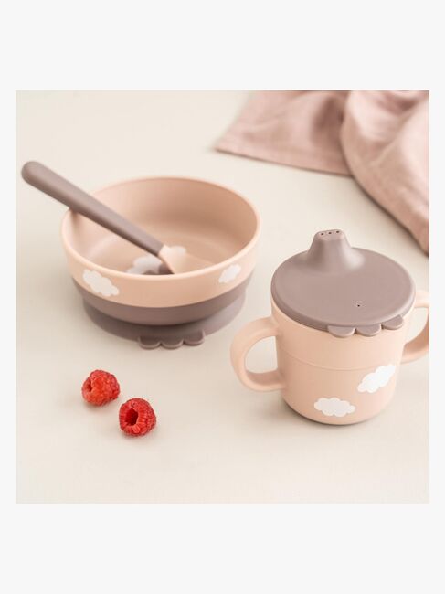 Done By Deer Foodie Geschirr-Set Happy Clouds, Powder