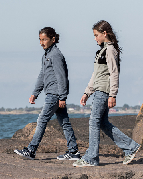 Didriksons Rubi Fleece-Pullover, Blue Fog