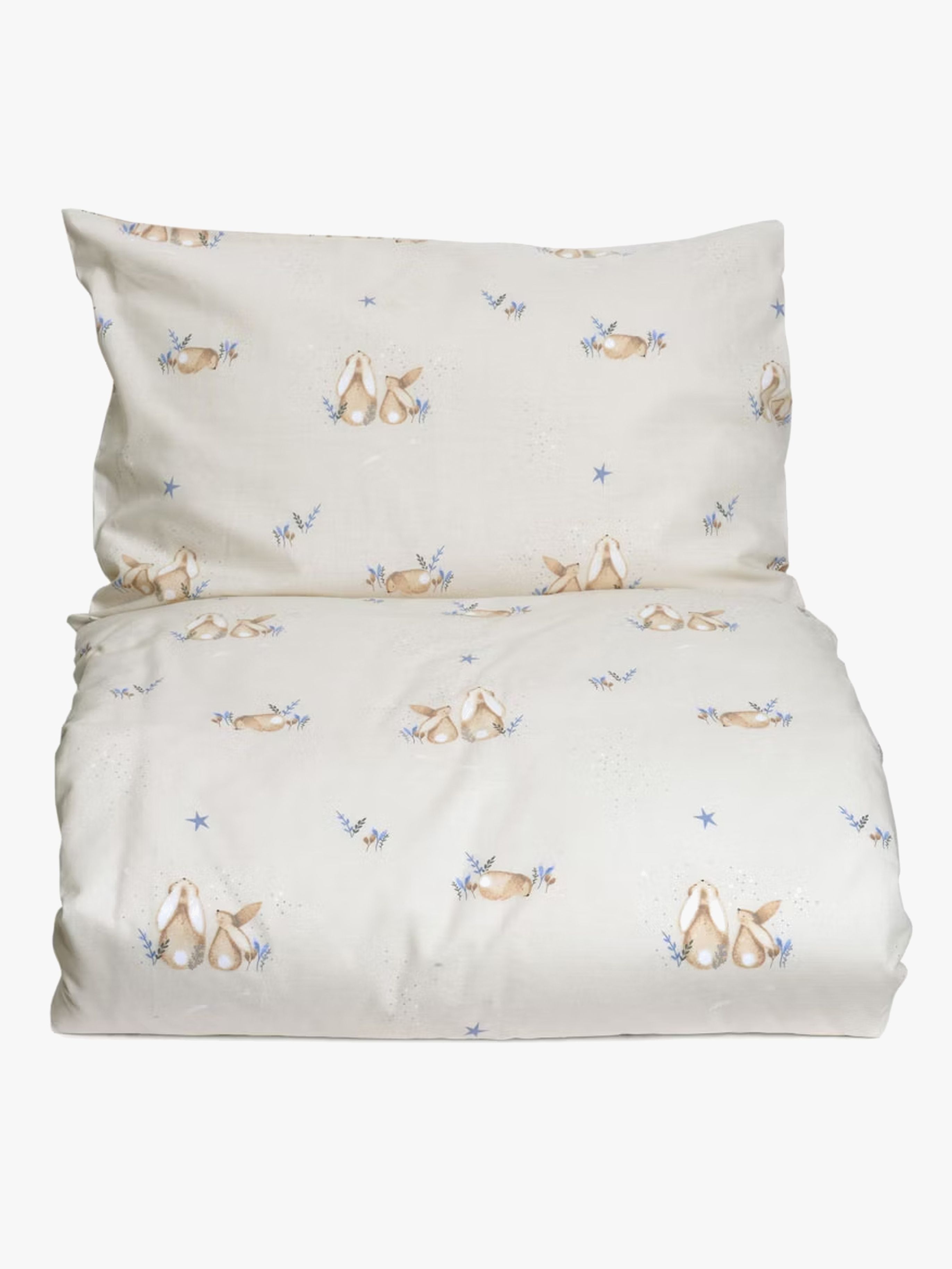 MiniDreams Bettwäsche Babybett 100x130 Bunny, Sand