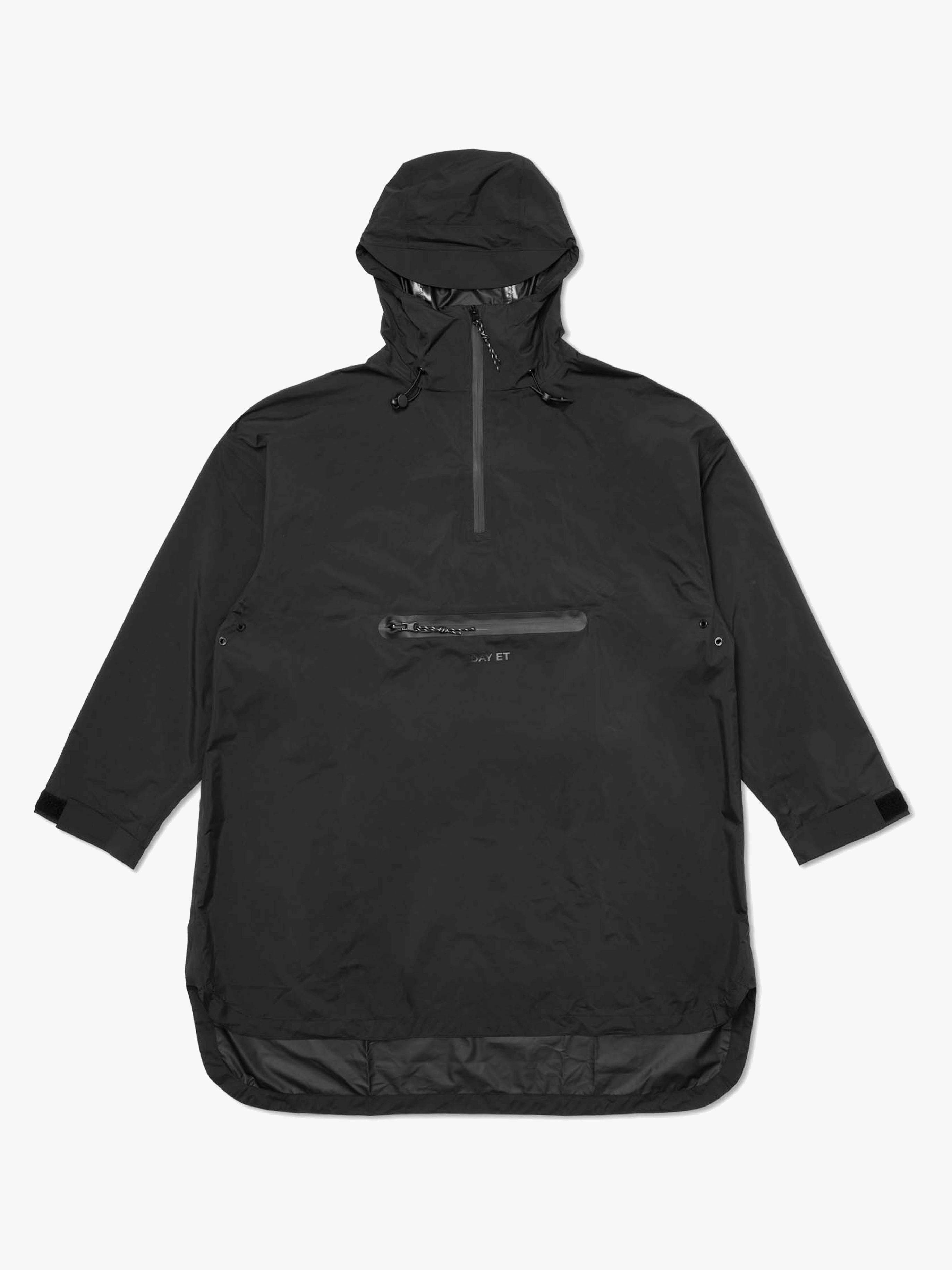 DAY ET No Rain Anorak Regenjacke, Schwarz, M