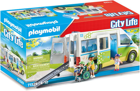 Playmobil 71329 City Life Baukasten Schulbus