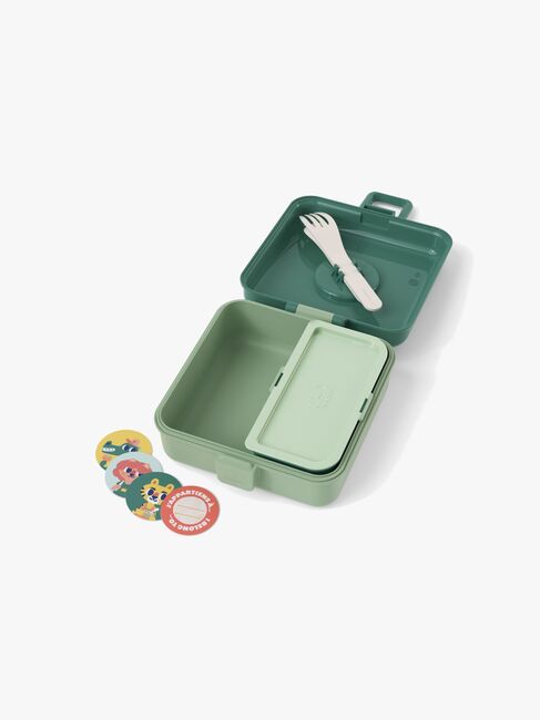 Monbento Snacky Bento Brotdose, Green Forest