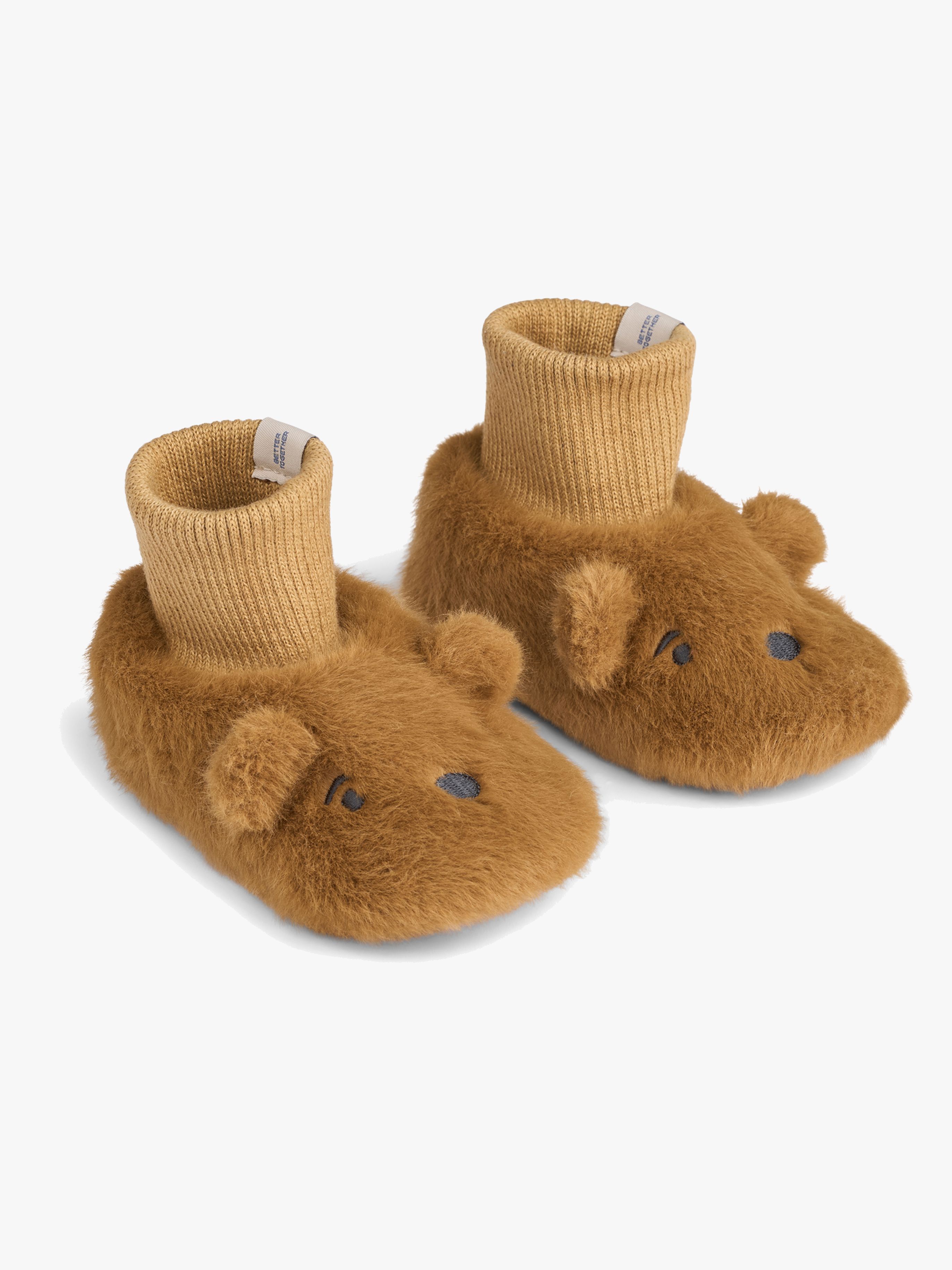 LIEWOOD Beth Bear Plush Pantoffeln, Golden, 20-21