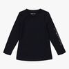 Hyperfied Jersey Logo Long Sleeve Top, Anthracite
