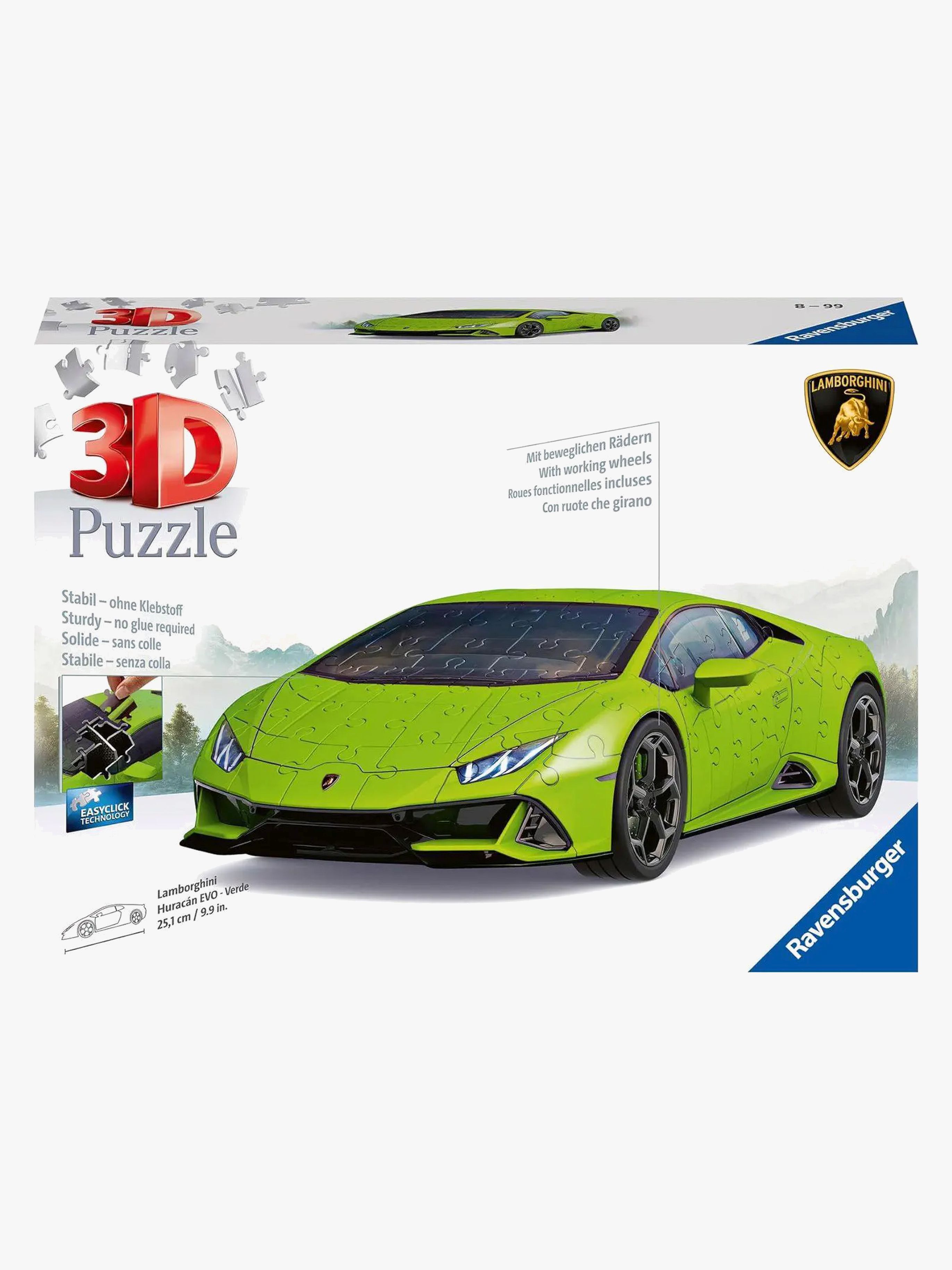 Lamborghini Huracán EVO-Verde 3D-Puzzle 156 Teile