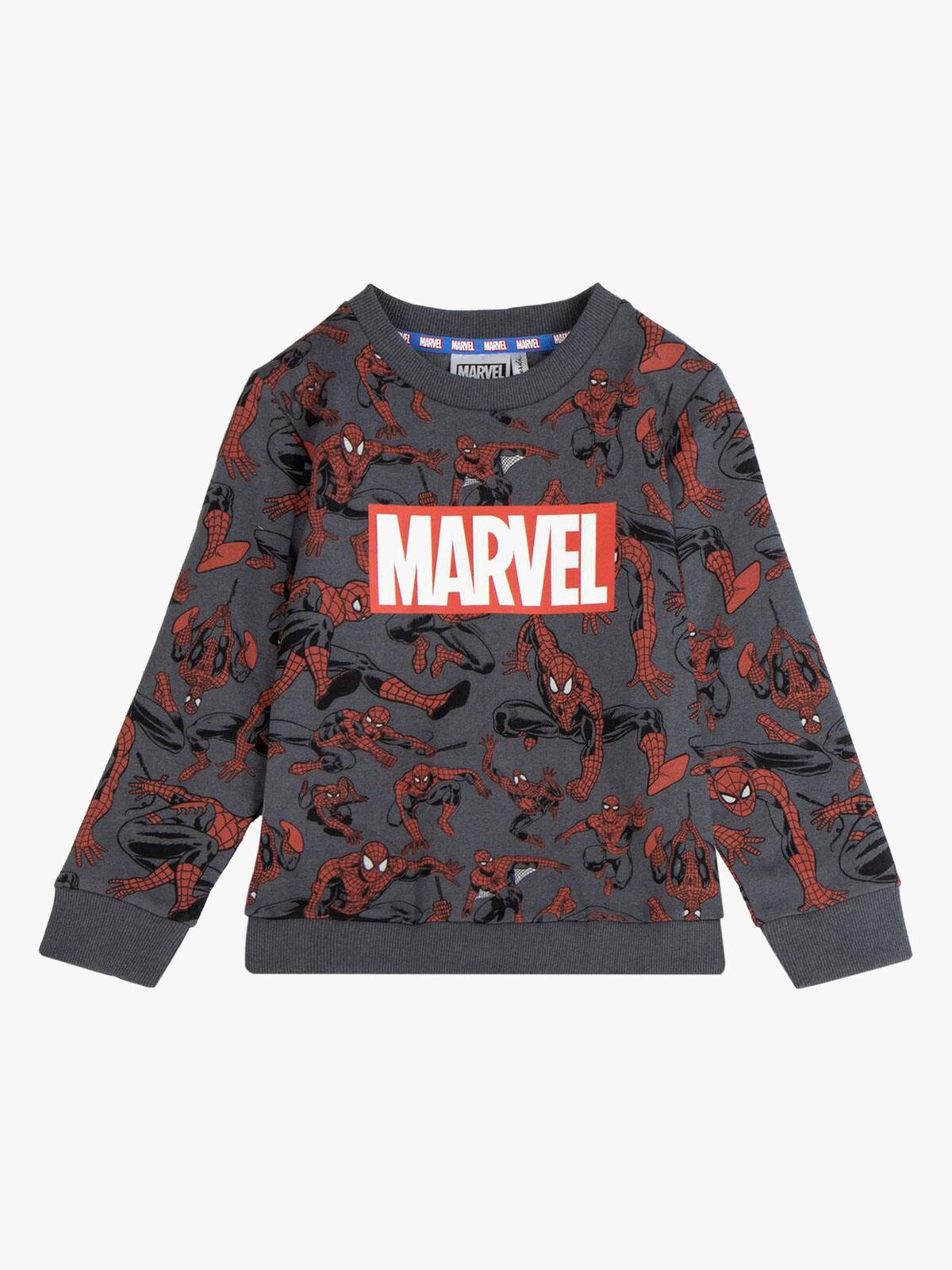 Marvel Spider-Man Pullover, Grau/Rot