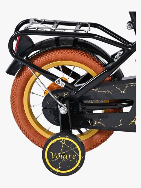 Volare Ashley Fahrrad 12 Zoll, Schwarz