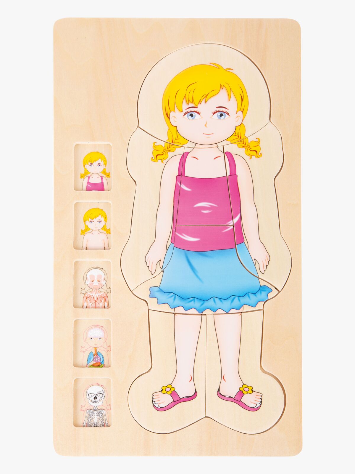 Small Foot Puzzle Anatomie, Rosa
