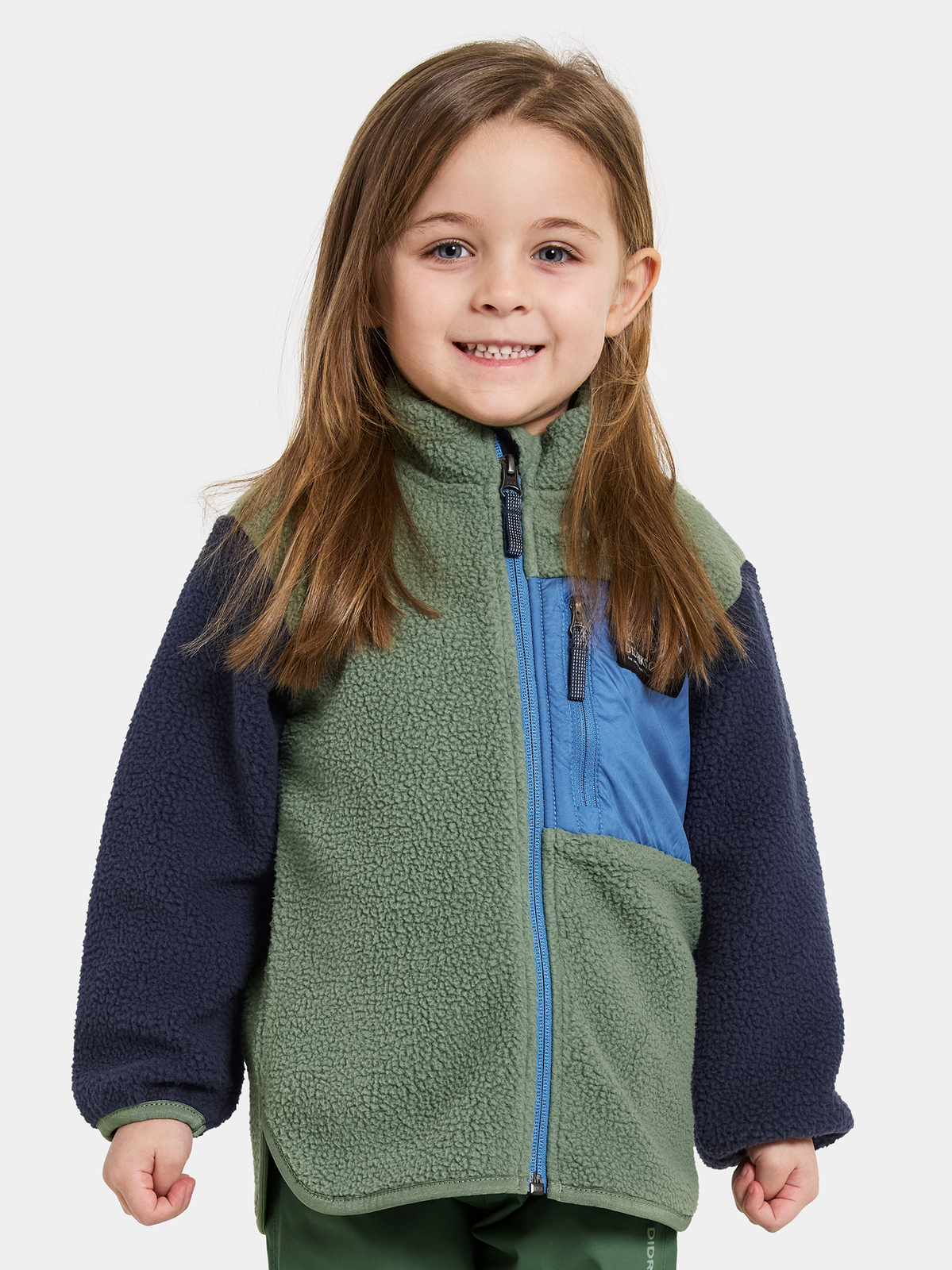 Didriksons Anten Fleecejacke, Light Moss