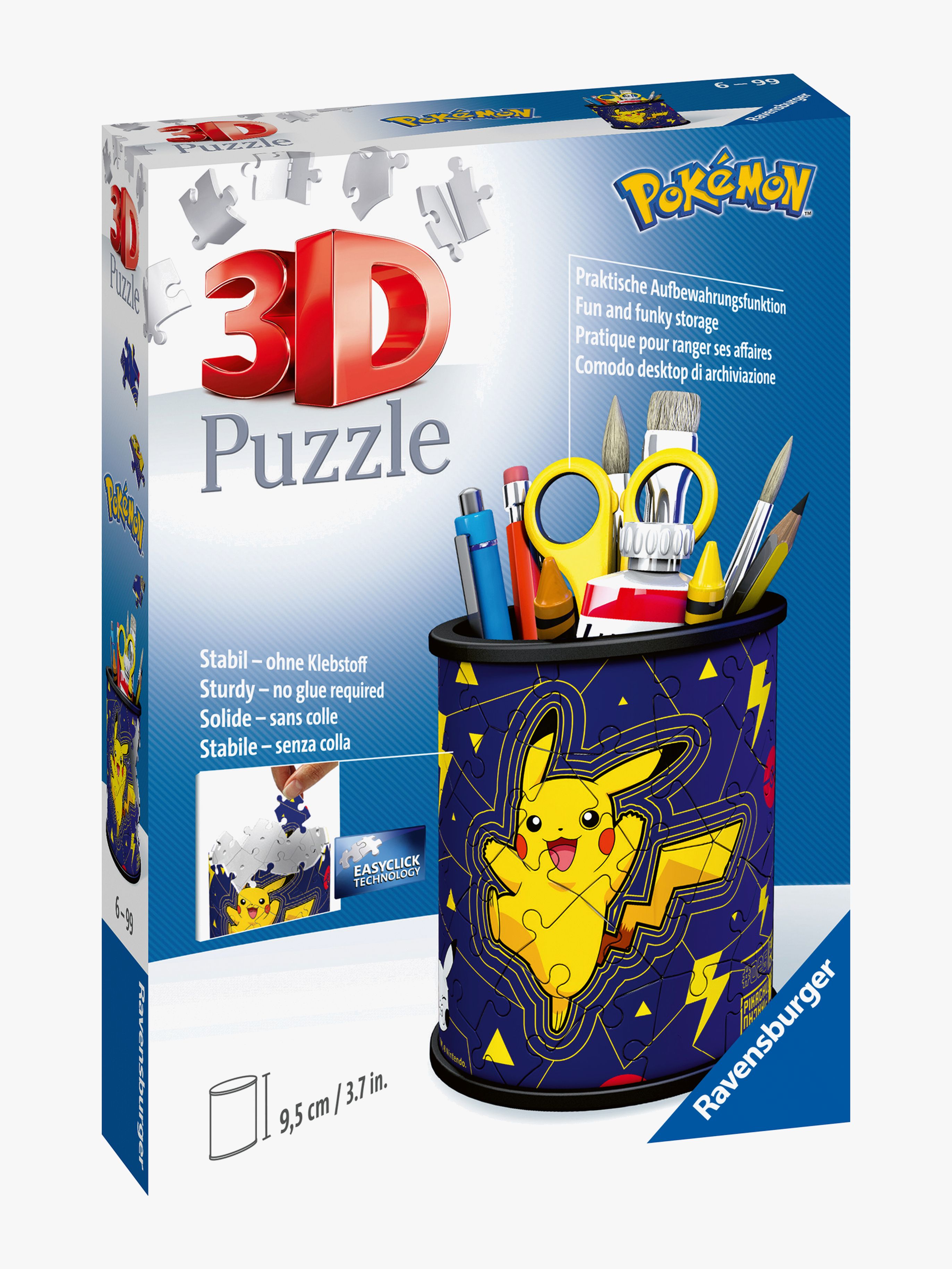 Pokemon 3D-Puzzle Stiftehalter, 54 Teile