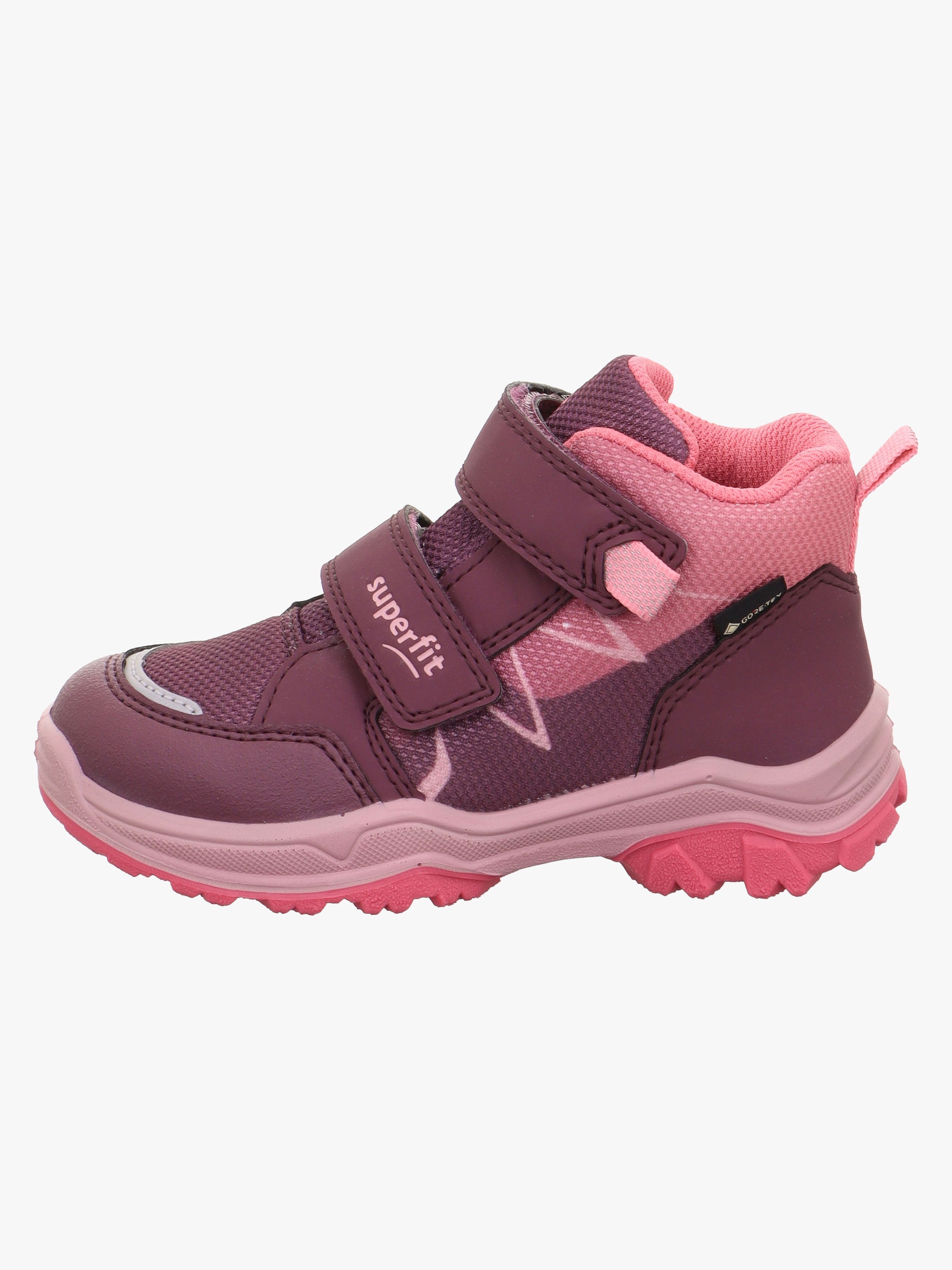 Superfit Jupiter GTX Wasserdichte Mid Kinder Sneaker, Red/Pink, 30, Kinderschuhe