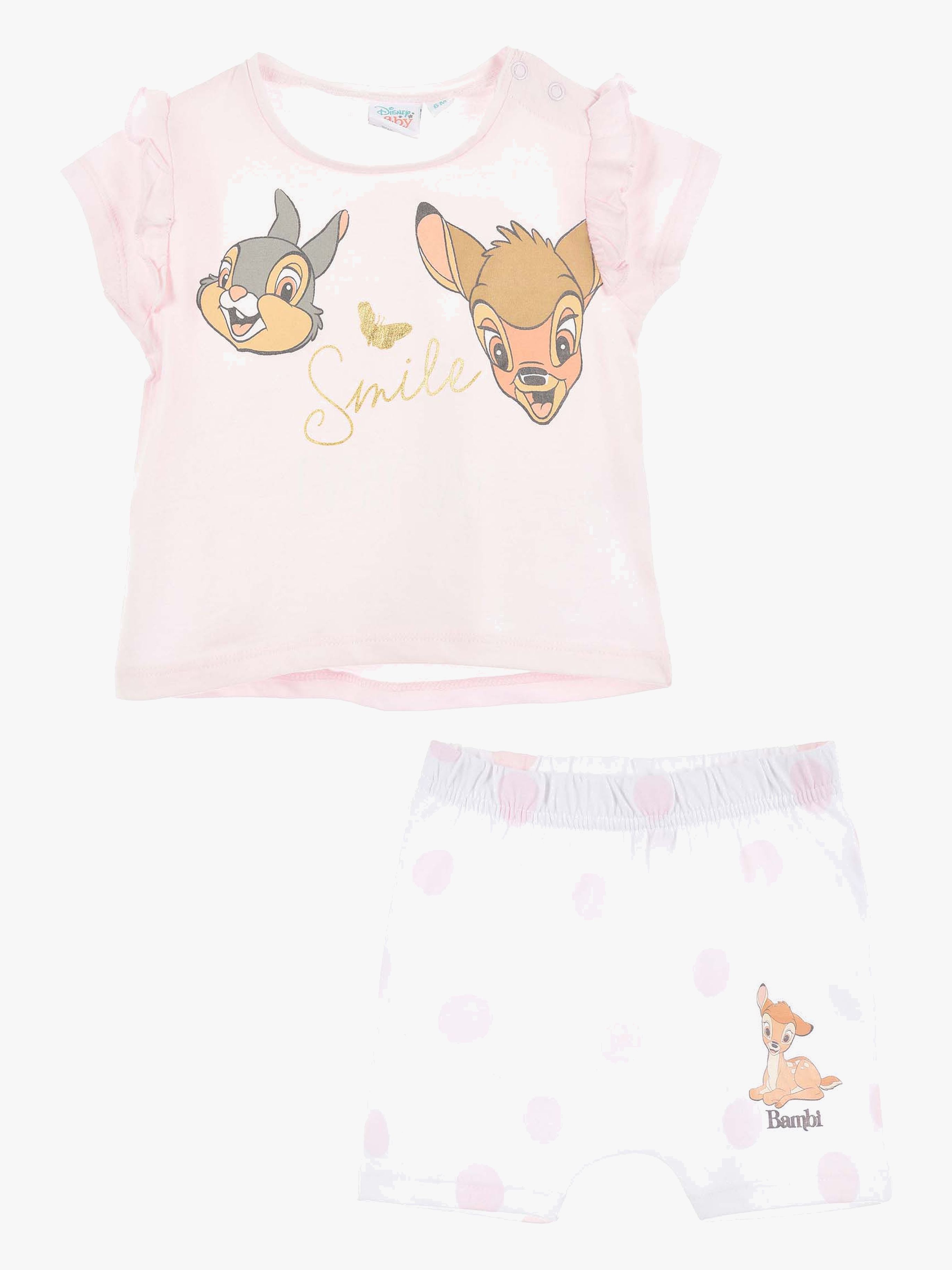 Disney Bambi Schlafanzug, Light Pink, 6 Monate
