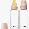 BIBS Medium Flow Fläschchen Latex 2er-Pack 270 ml, Blush