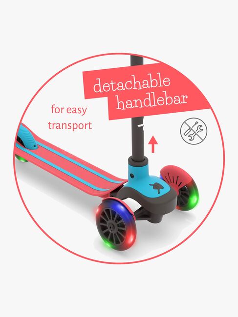 Chillafish Scotti Glow Tretroller, Red