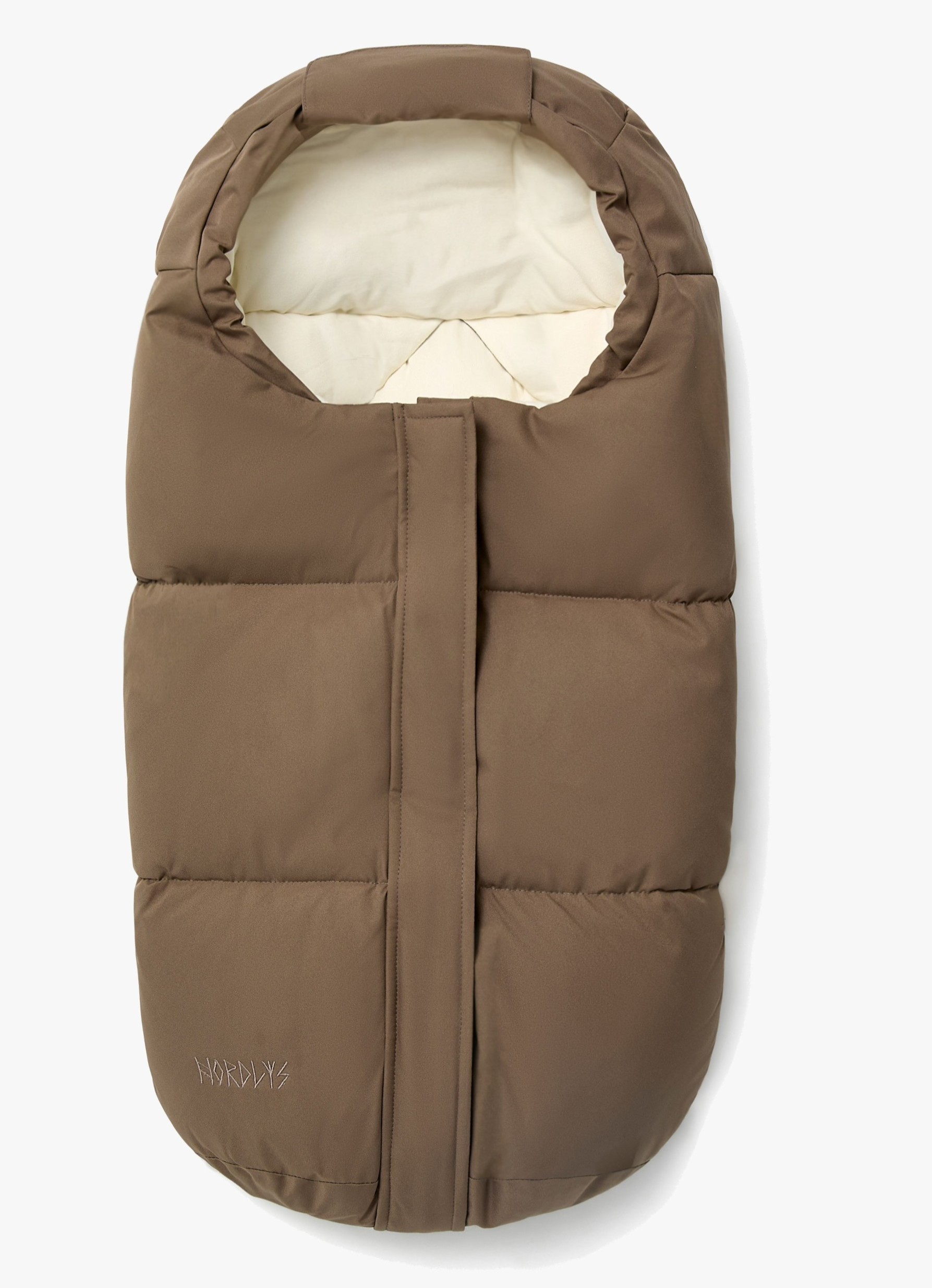 Nordlys Wilma Mini Daunen-Fußsack, Walnuss, Winterfußsäcke