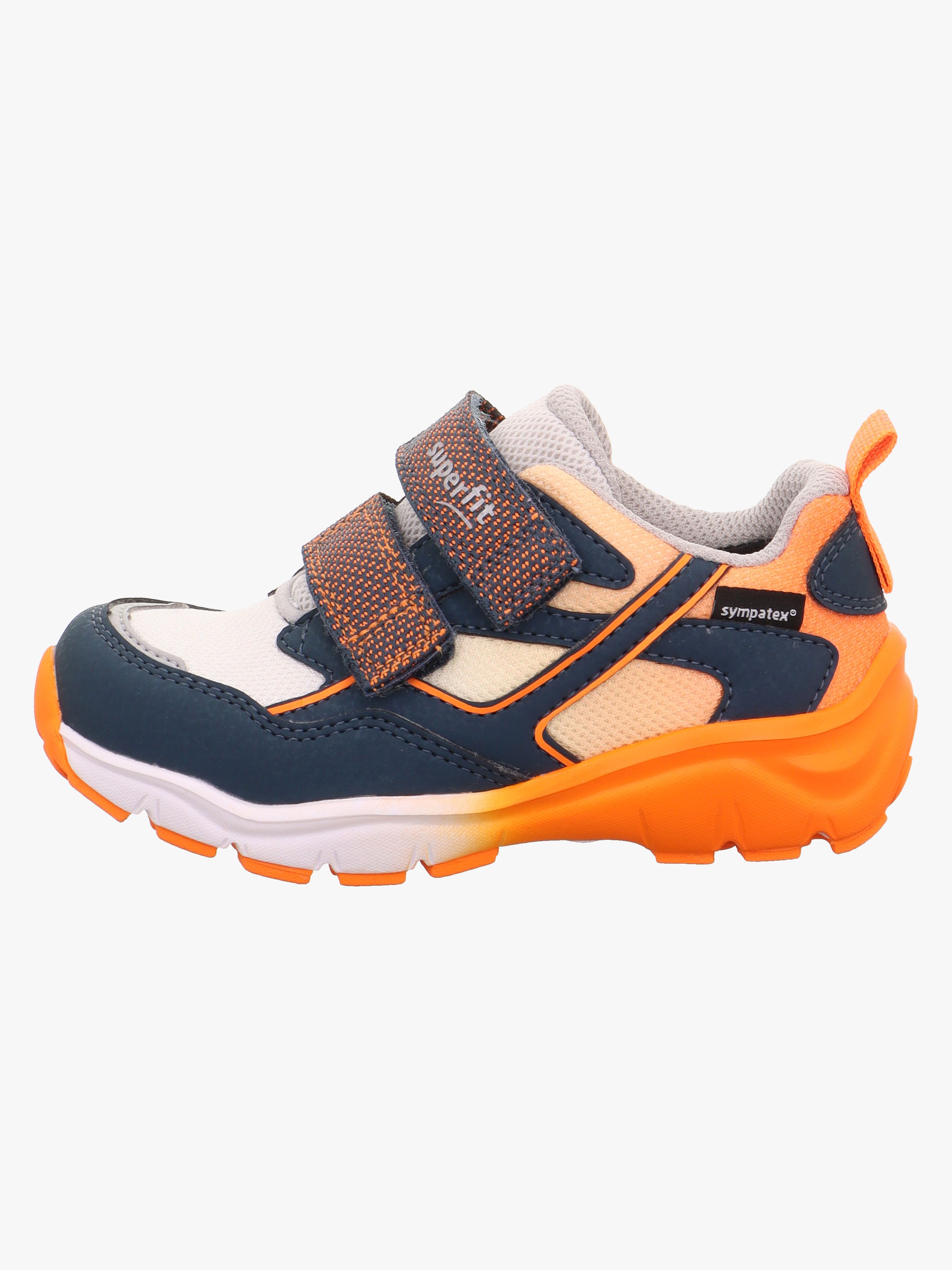 Superfit Sport5 WP Kinder Sneaker, Blau/Orange, 25, Kinderschuhe