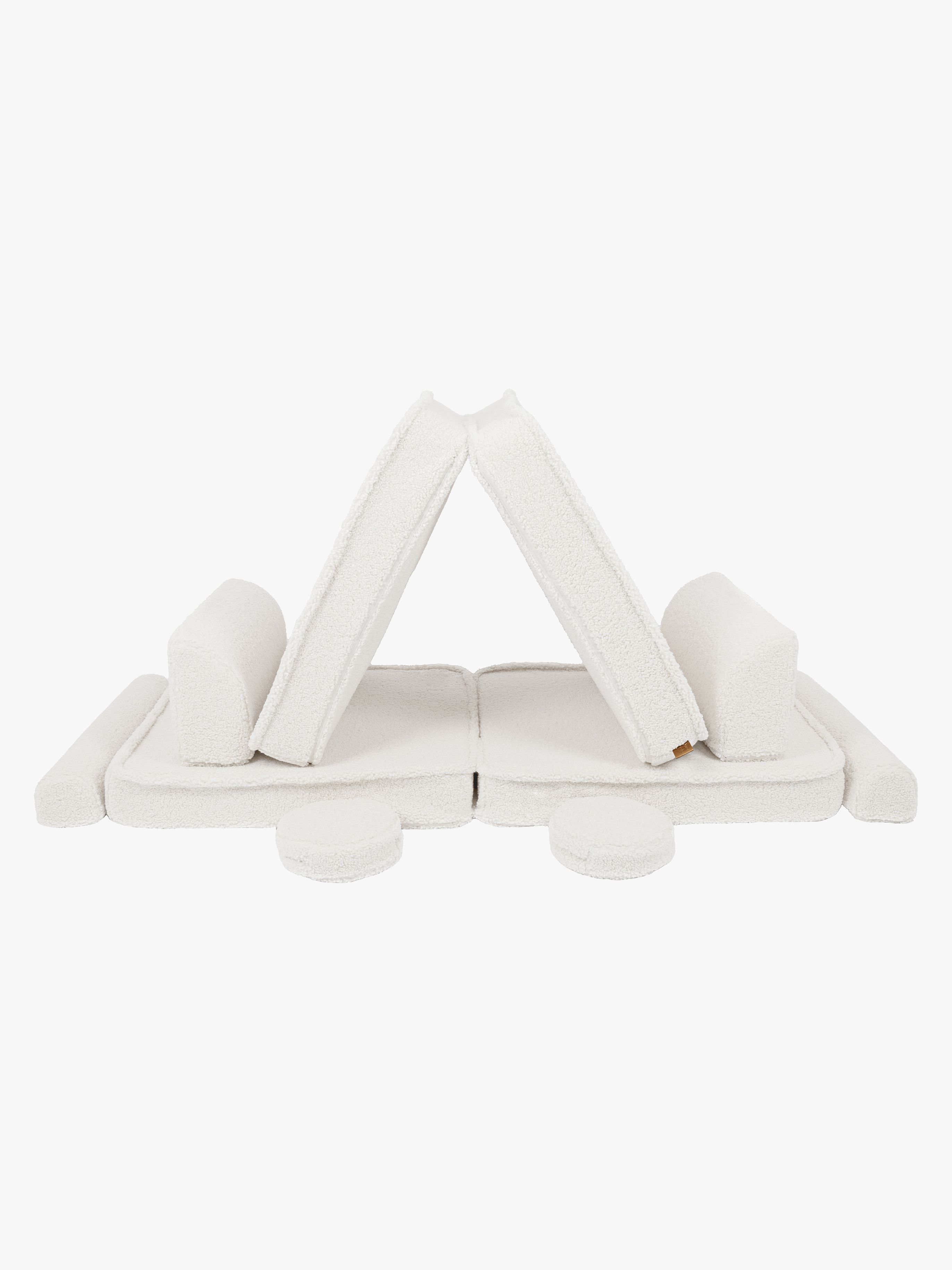 Meowbaby Play Bearly Premium Modul-Sofa, Creme, Kindersofa, Kindercouch, Kinder