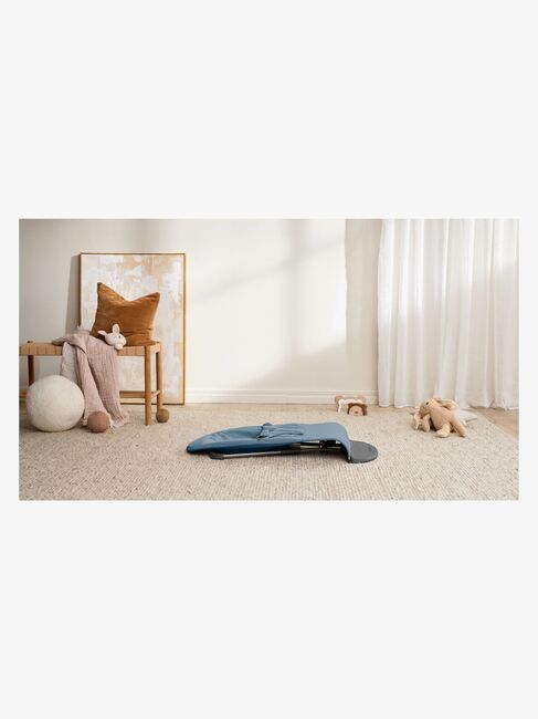 BabyBjörn Bliss Babywippe Gewebt Mélange, Blau