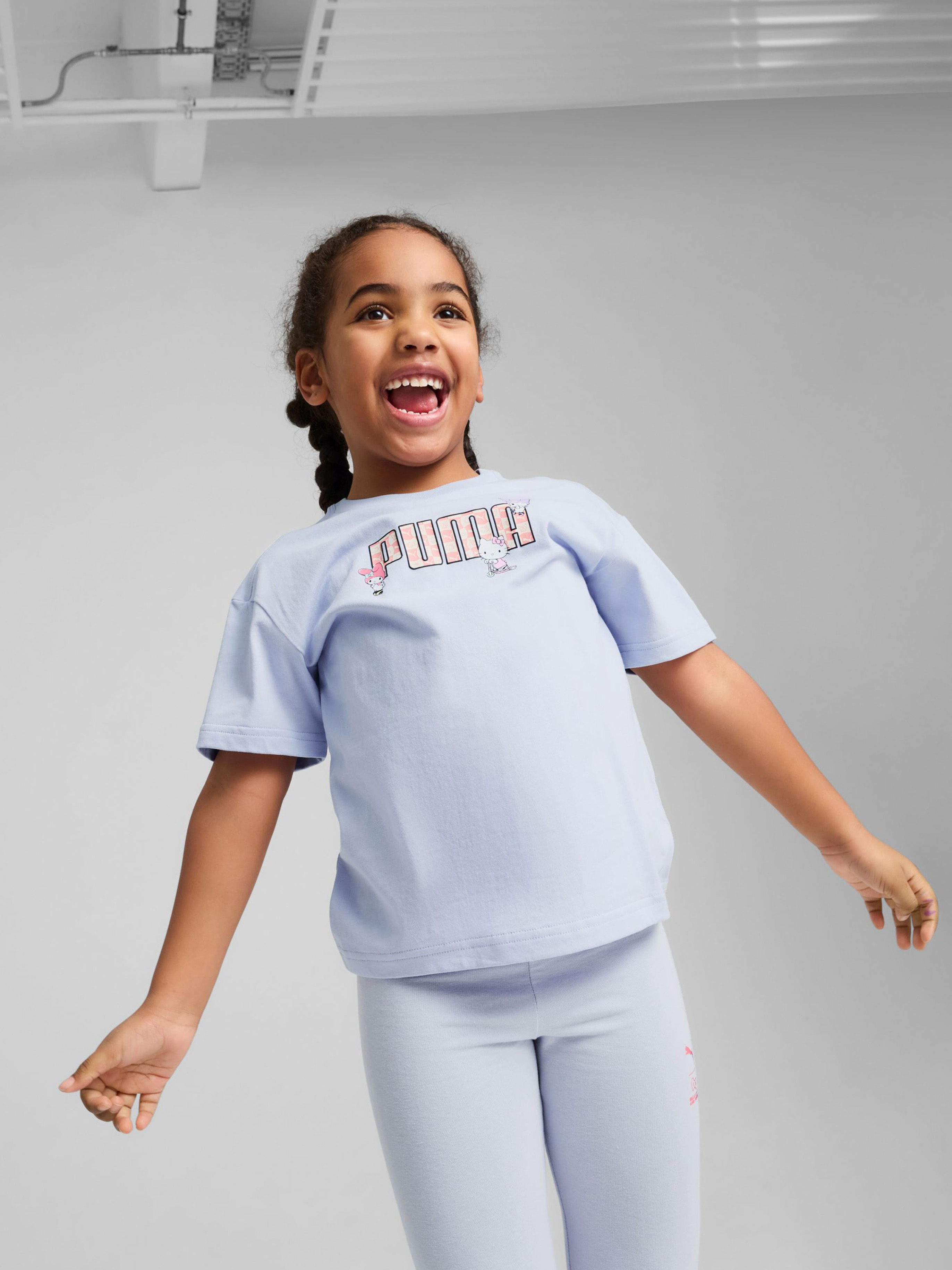 Puma Hello Kitty T-Shirt, Blau, 104