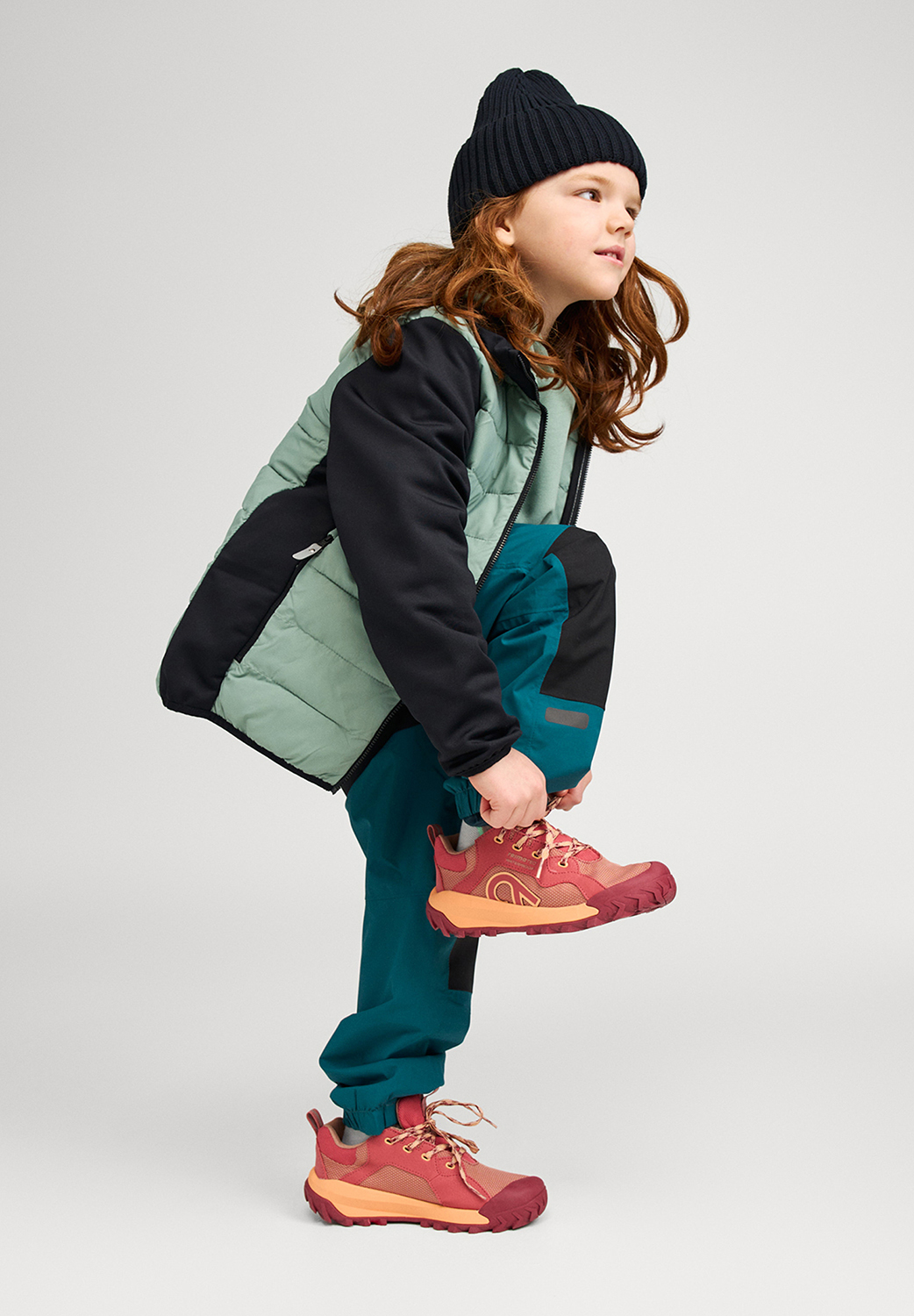Kulkuri Wasserdichter Kinder Sneaker, Red Clay, 35, Kinderschuhe