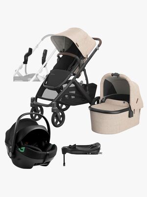 UPPAbaby Vista V3 Kombikinderwagen inkl. Axkid GOKID Babyschale & Basis, Liam