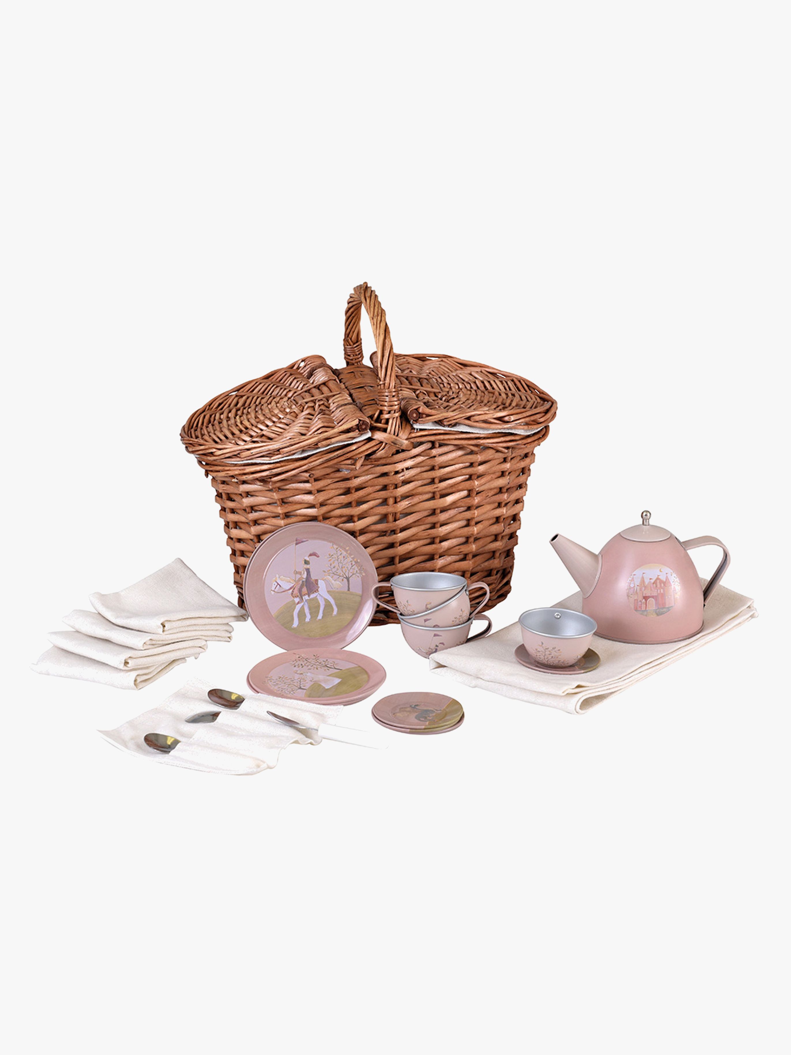 Teeservice Picknickkorb Prinzessin