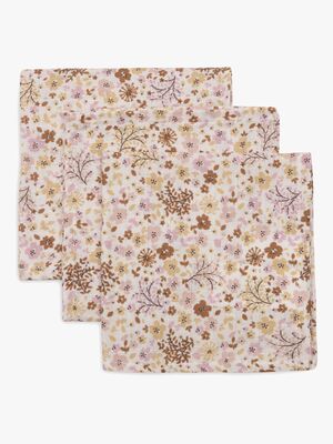 Jollein Waschlappen 3er-Pack, Flower Fairies