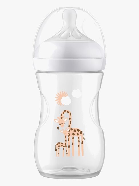 Philips Avent Natural Response Babyflasche 260 ml, Giraff Deco