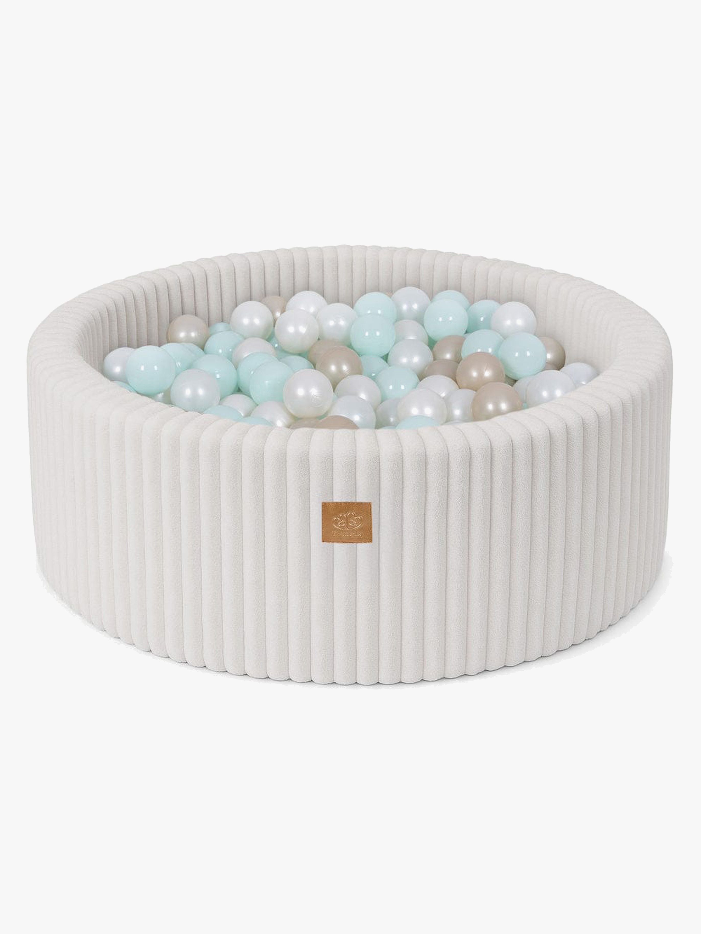 MeowBaby Churros Bällebad Cotton Candy, Blue/Silver