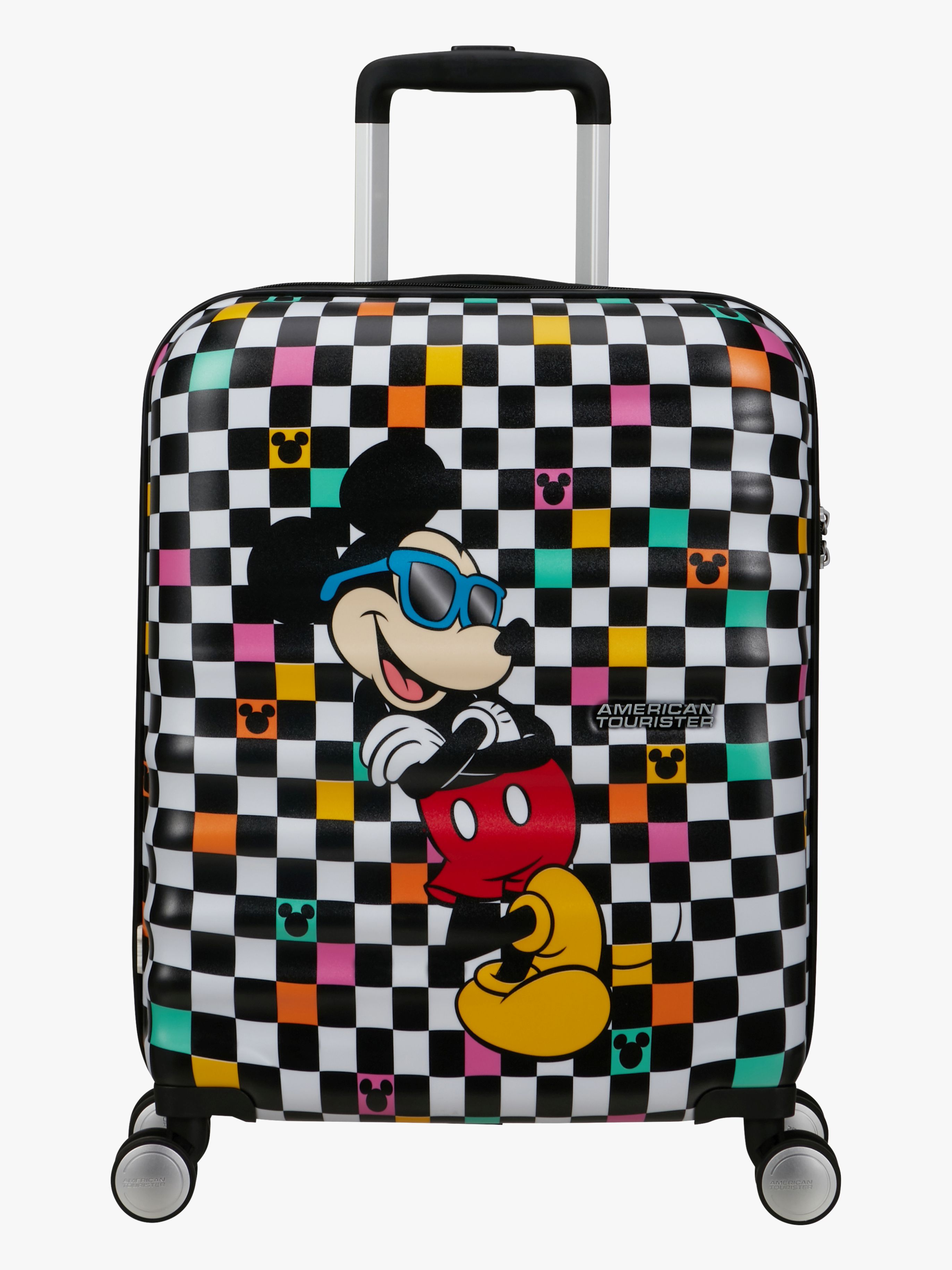 American Tourister Wavebreaker Disney Spinner Koffer 35L, Mickey Check