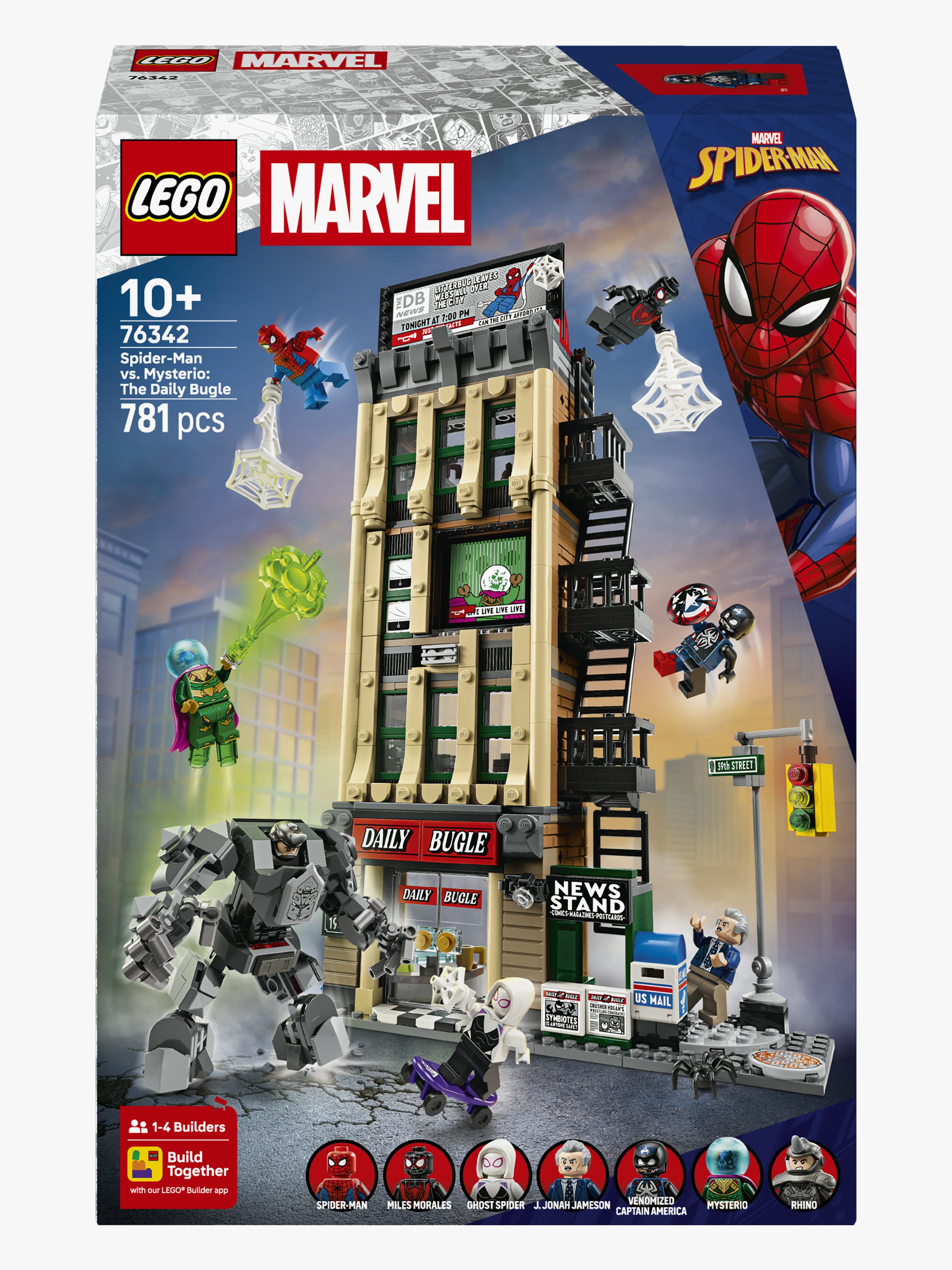 LEGO Super Heroes 76342 Spider-Man vs. Mysterio: Daily Bugle