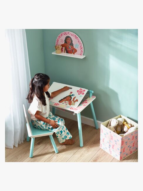 Disney Vaiana Schreibtisch mit Stuhl, Blau