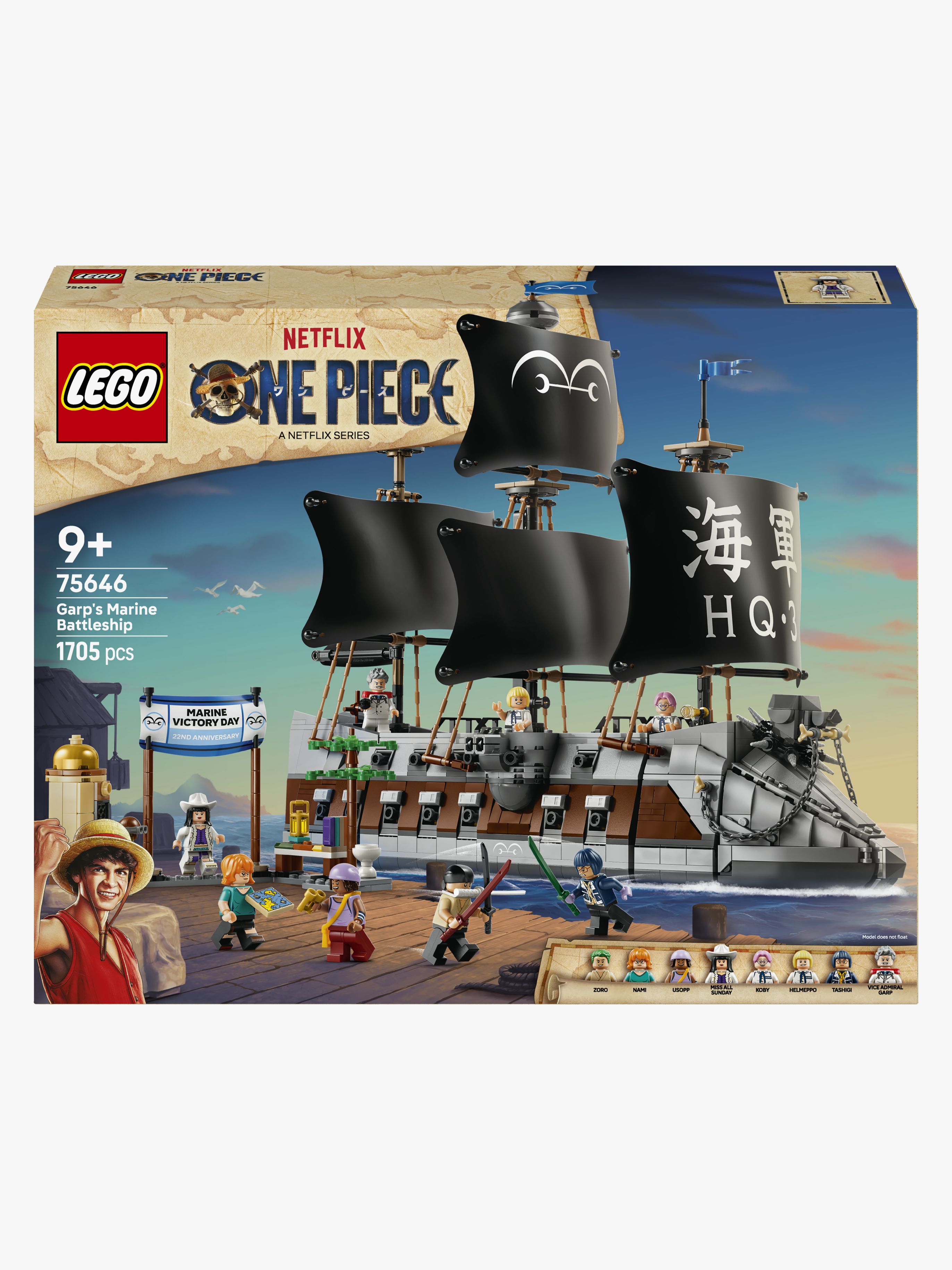 LEGO ONE PIECE 75646 Garps Marineschlachtschiff