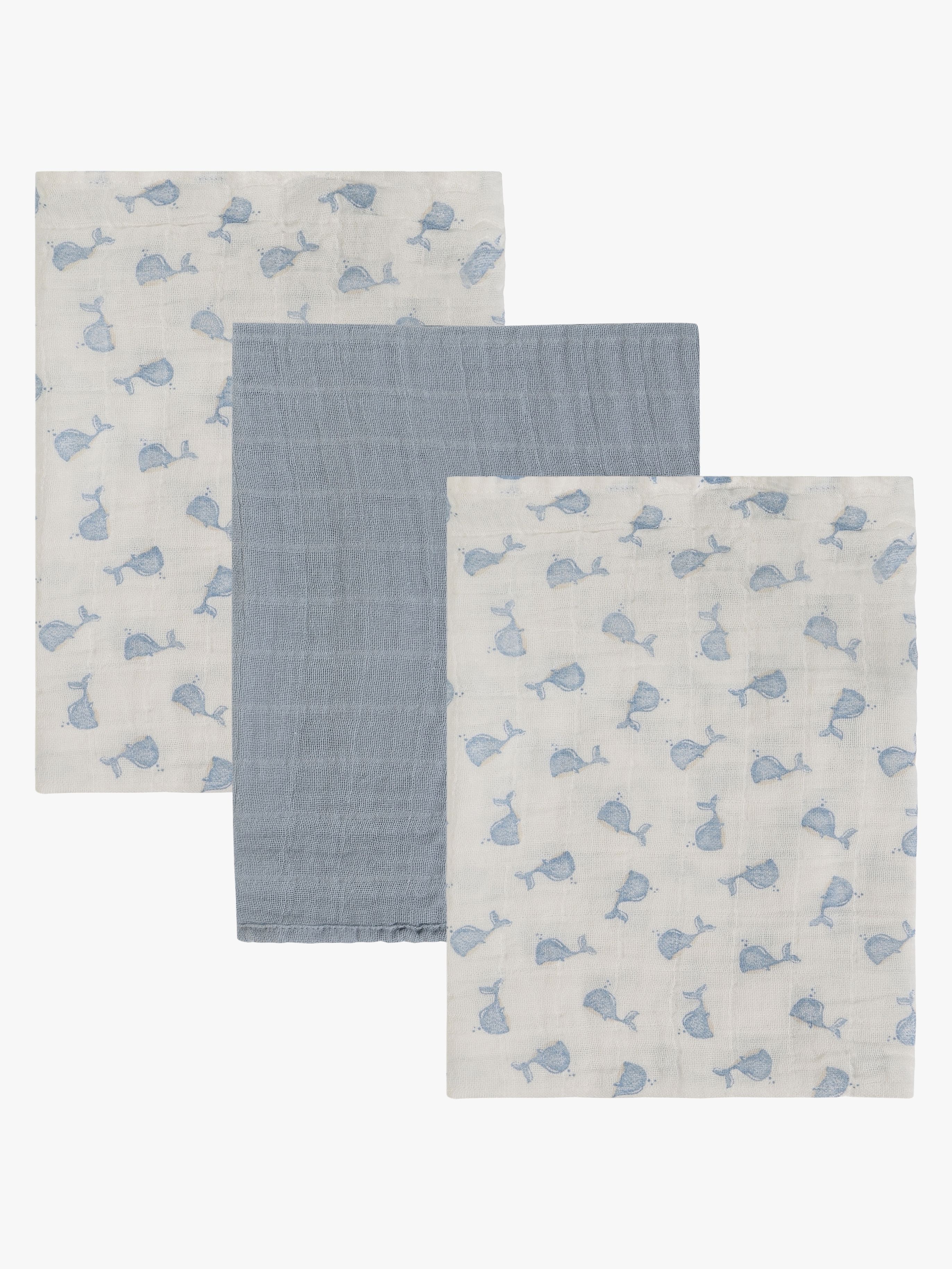 Pippi Musselintuch 3er-Pack, Ashley Blue