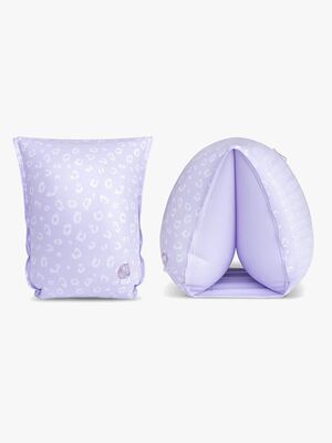 Swim Essentials Schwimmflügel, Lila Leopard