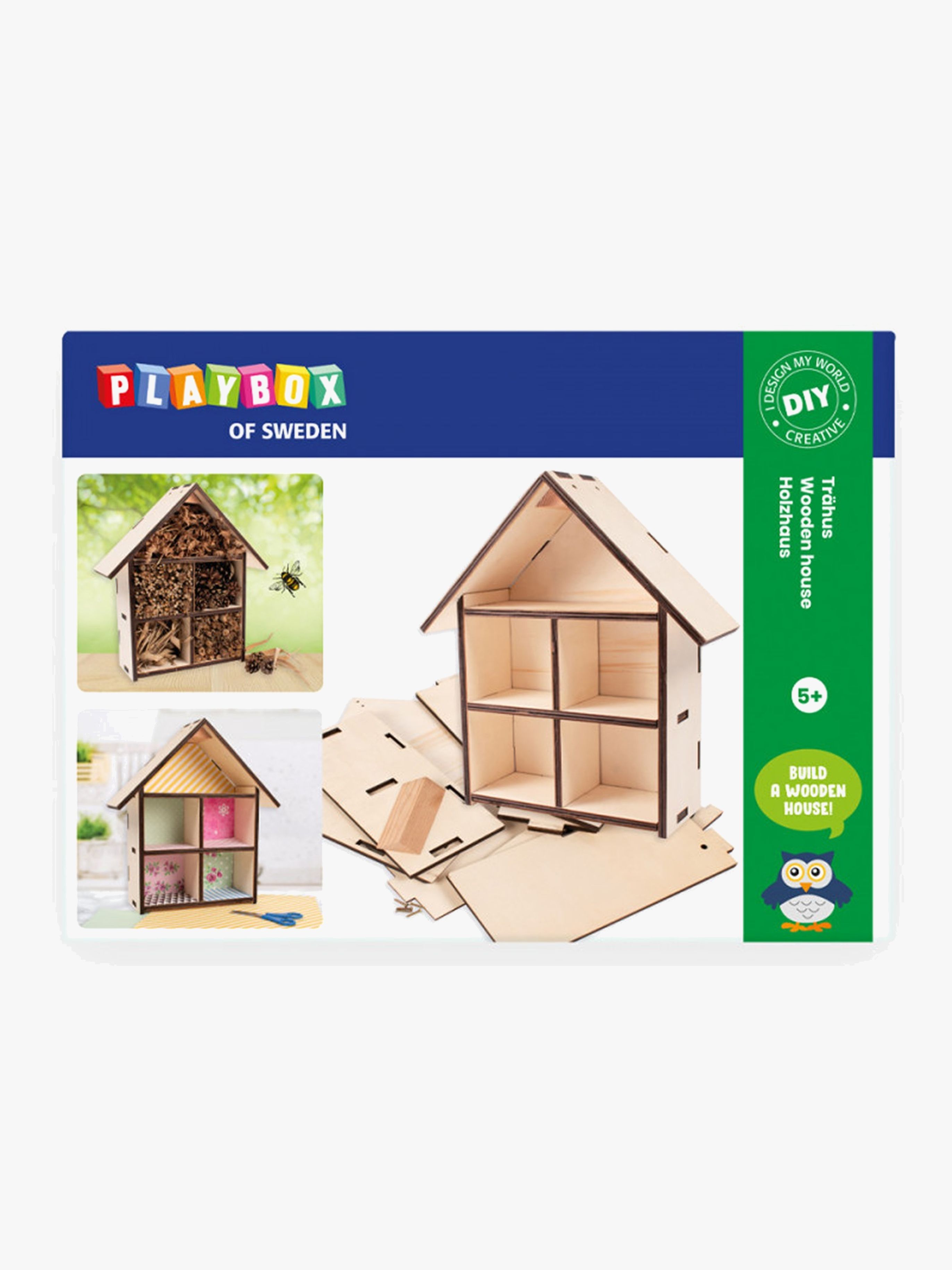 Playbox Bastelset Holzhaus