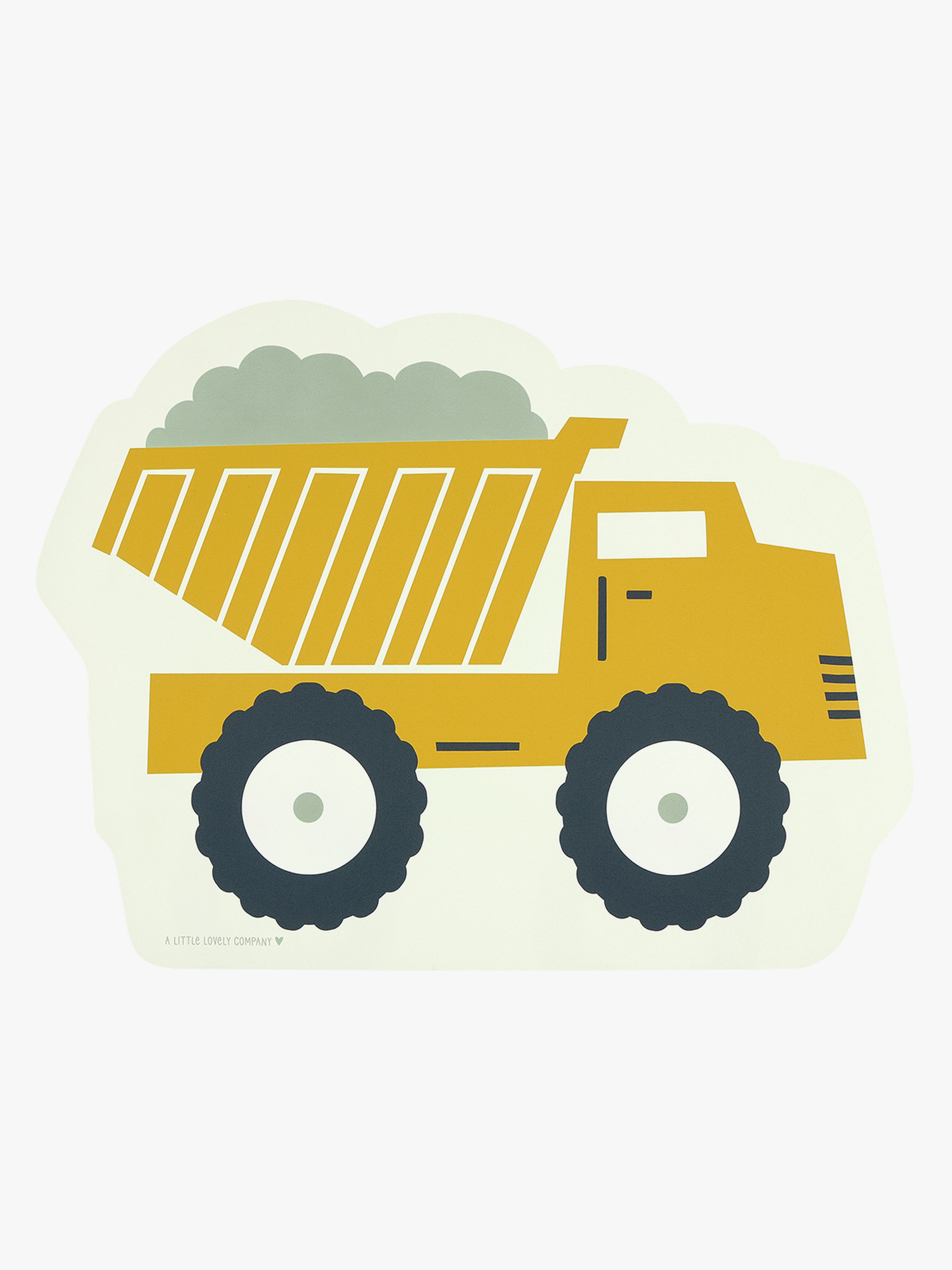 A Little Lovely Company Tischset, Dumptruck