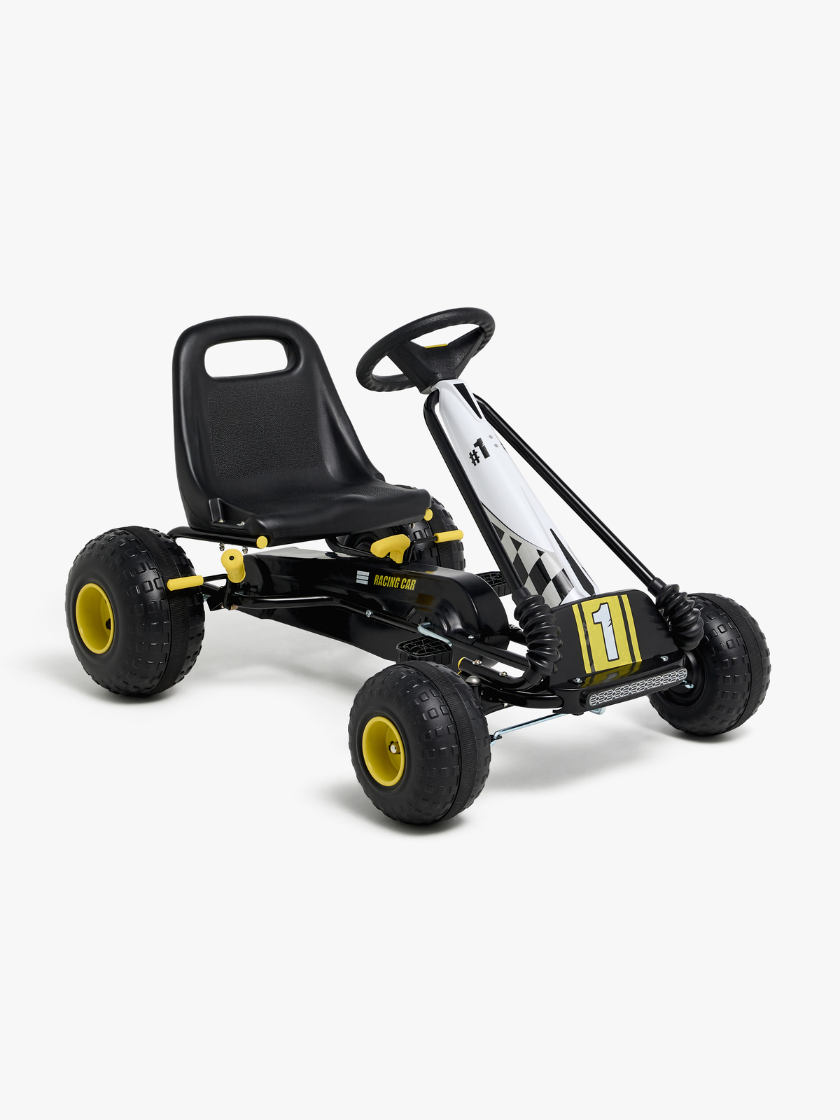 Alex's Garage Pedal-Go-Kart mit Kunststoffrädern