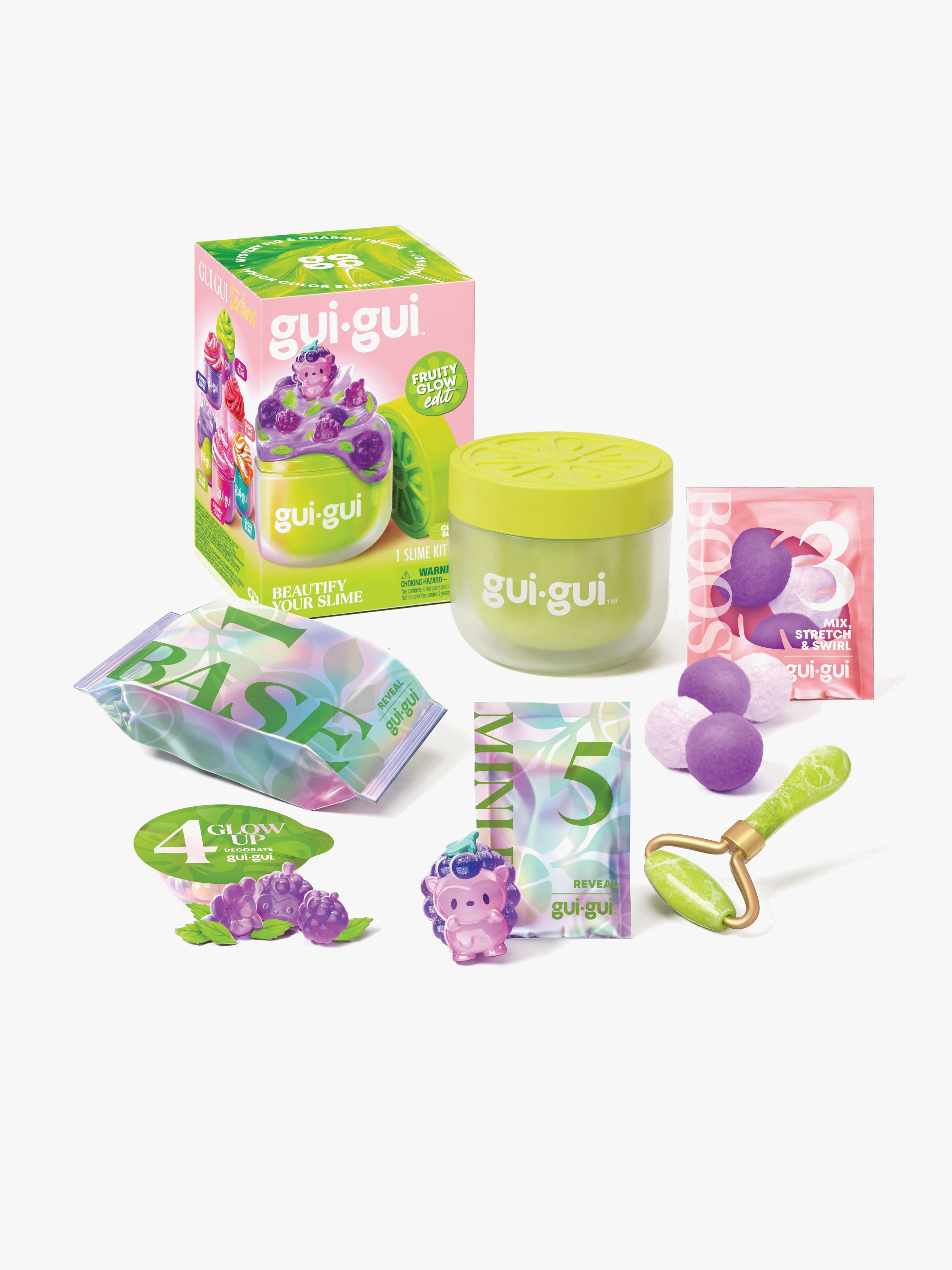 Slime Fruity Glow Weintraube, Lila