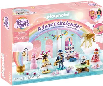 Playmobil 71348 Princess Magic Adventskalender Weihnachtsfest unter dem Regenbogen
