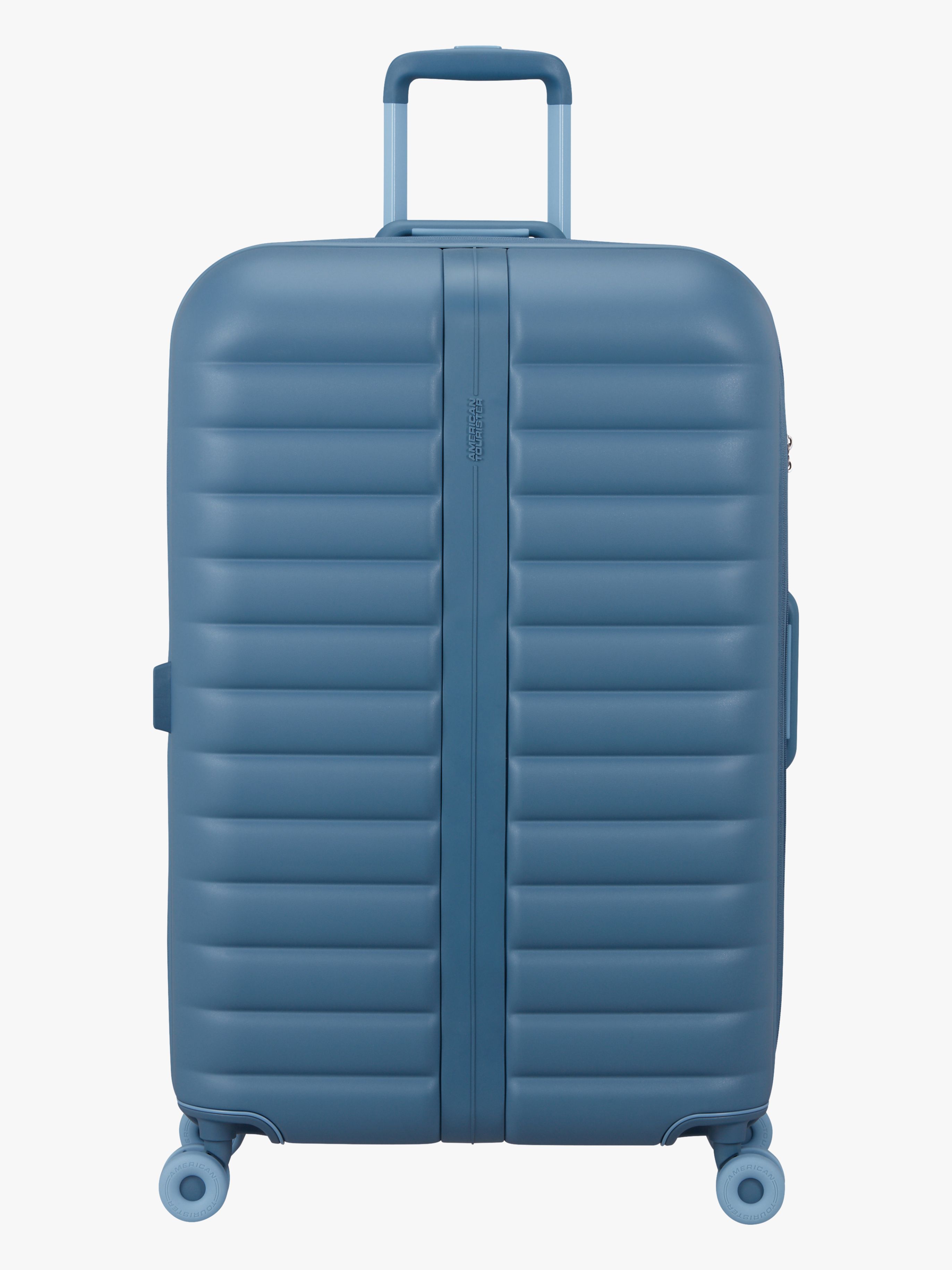 American Tourister Neovibe Spinner Koffer 96-106L, Steel Blue