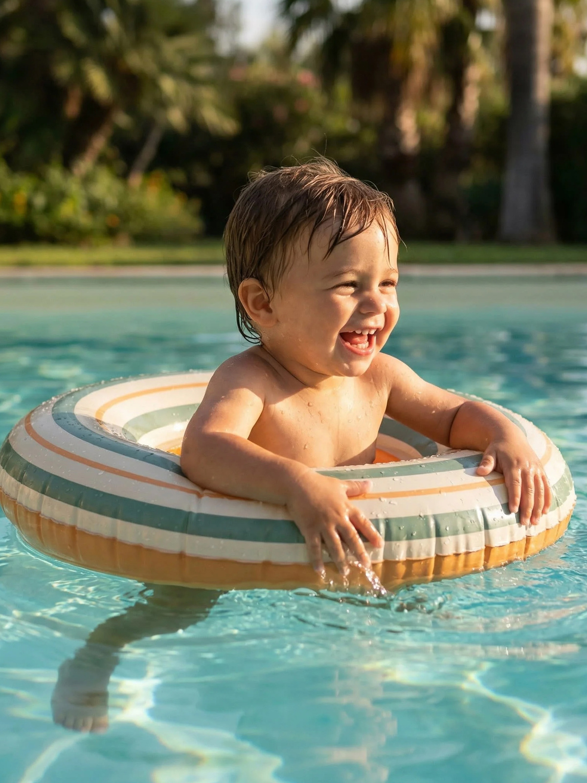 Vanilla Copenhagen Baby Schwimmring, Amber