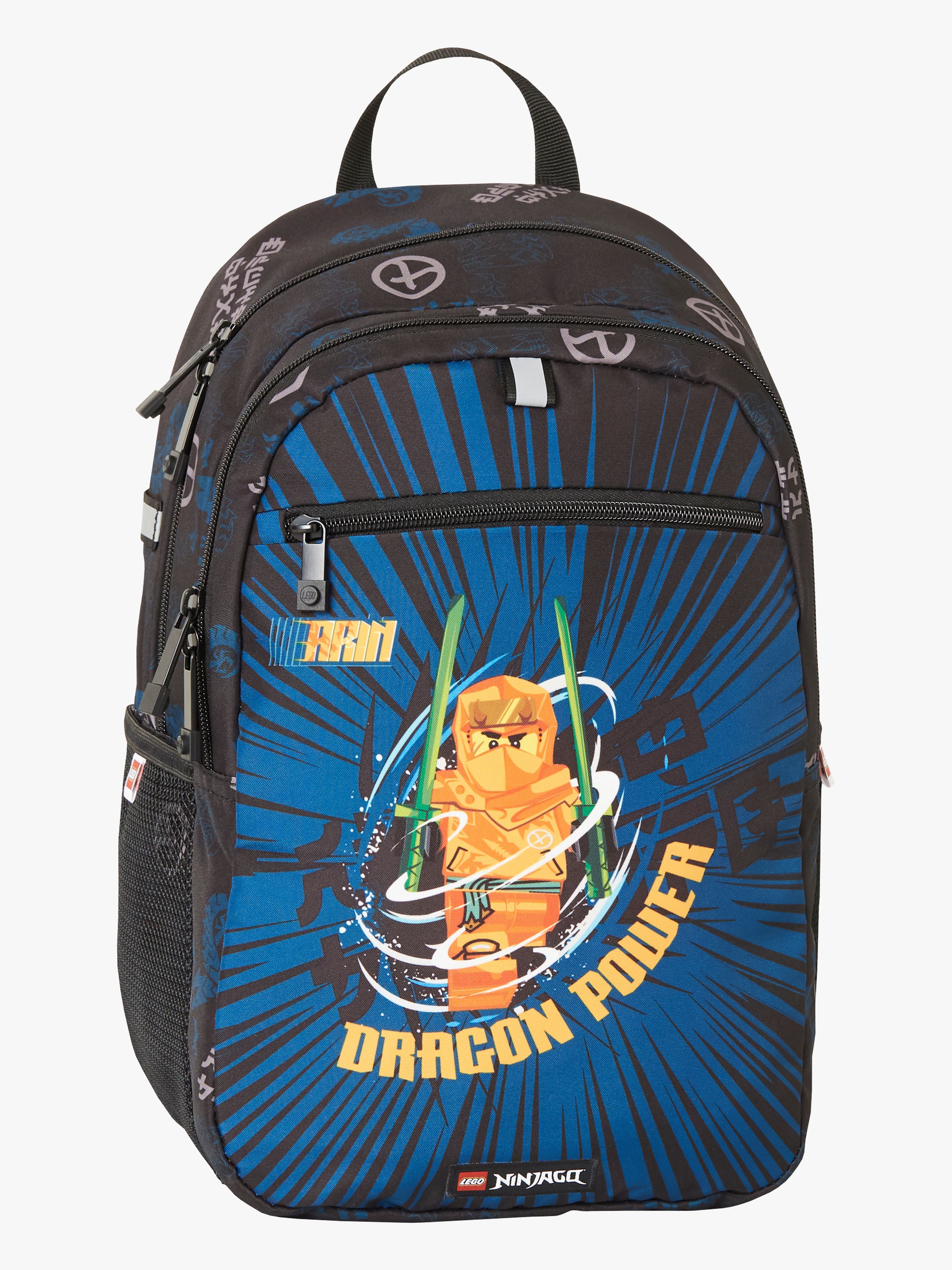 LEGO® NINJAGO® Arin Extended Kinder Rucksack 18L, Schwarz/Blau
