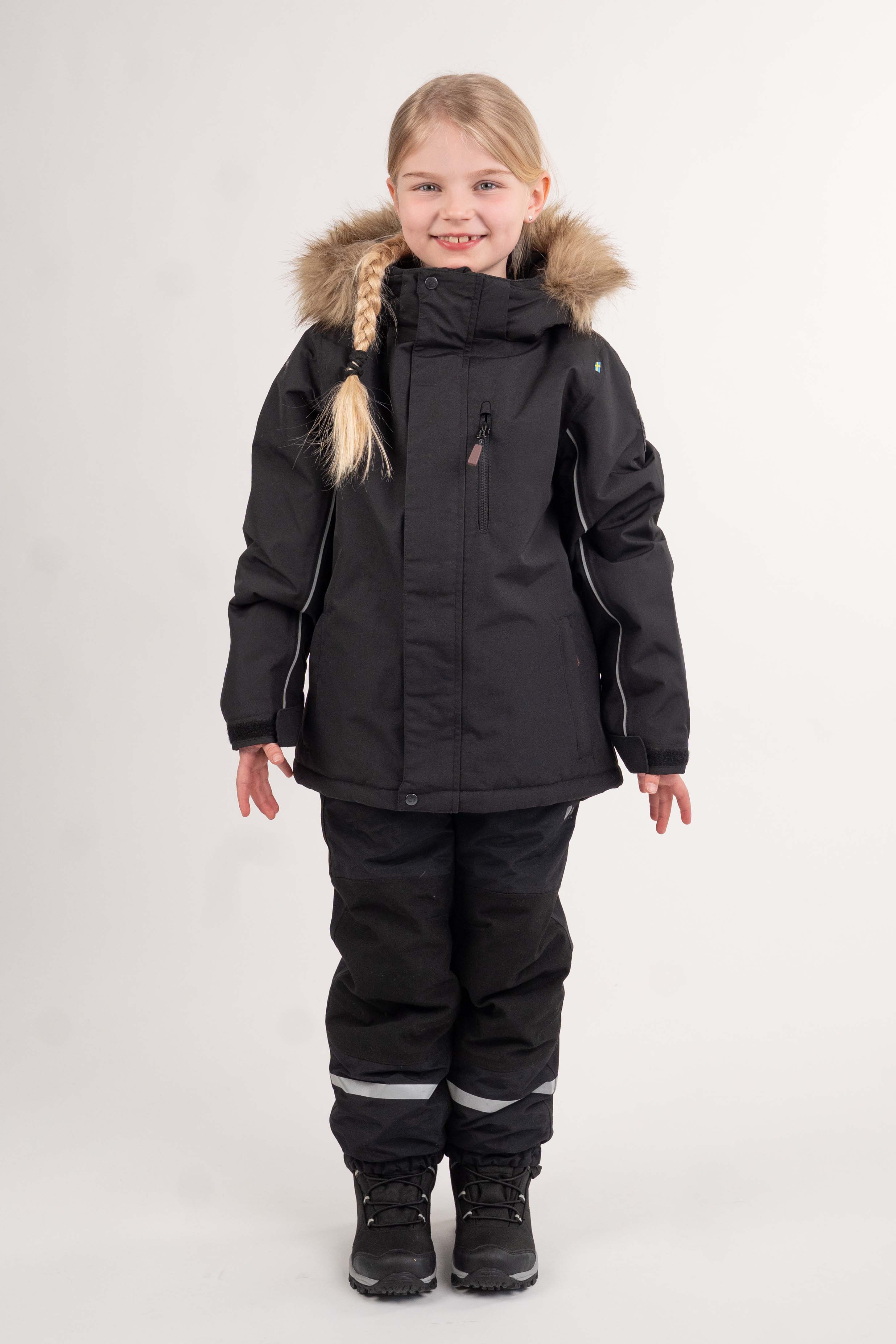 Lindberg Nordic Winterjacke, Schwarz, 140
