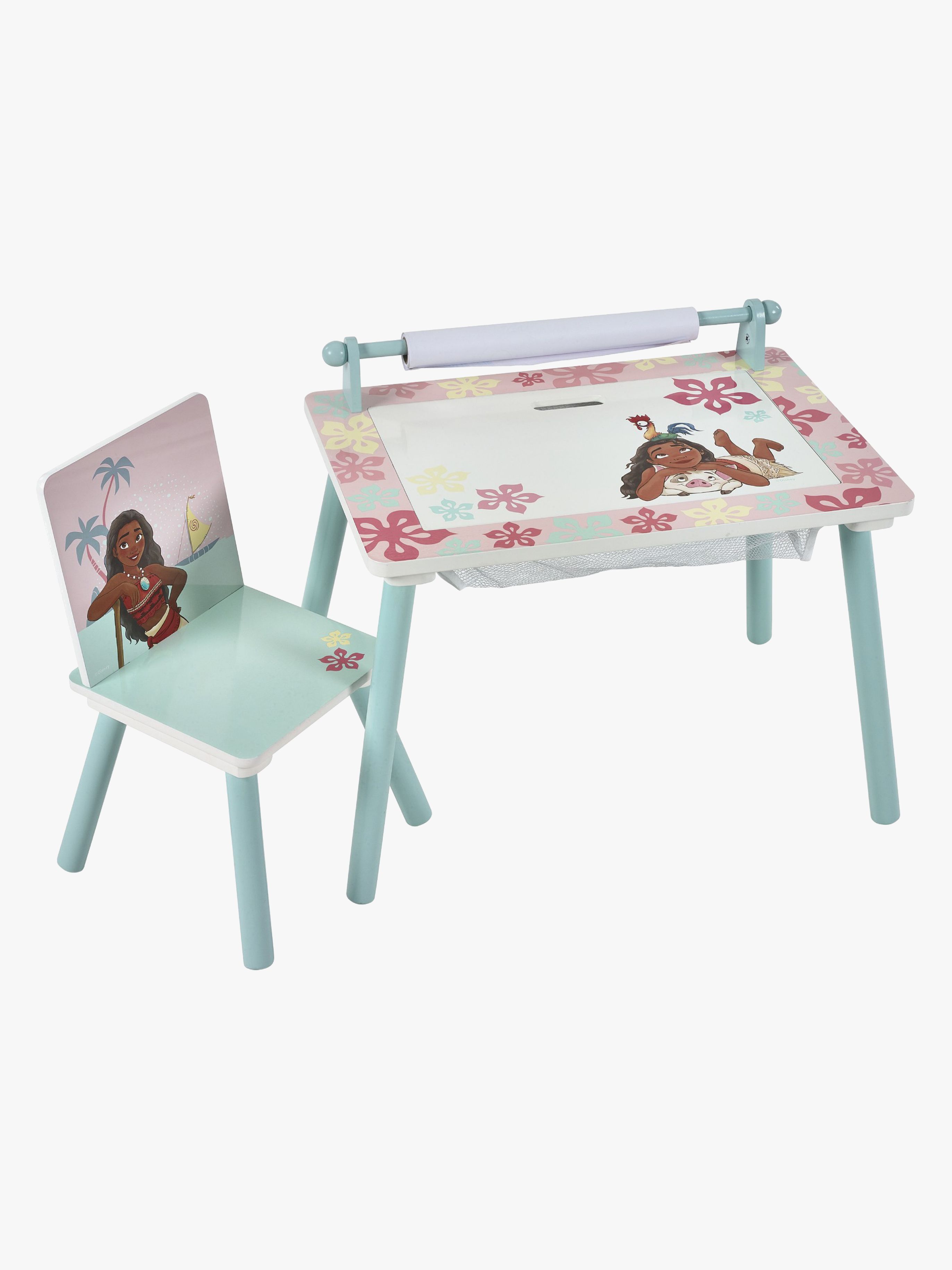 Disney Vaiana Schreibtisch mit Stuhl, Blau