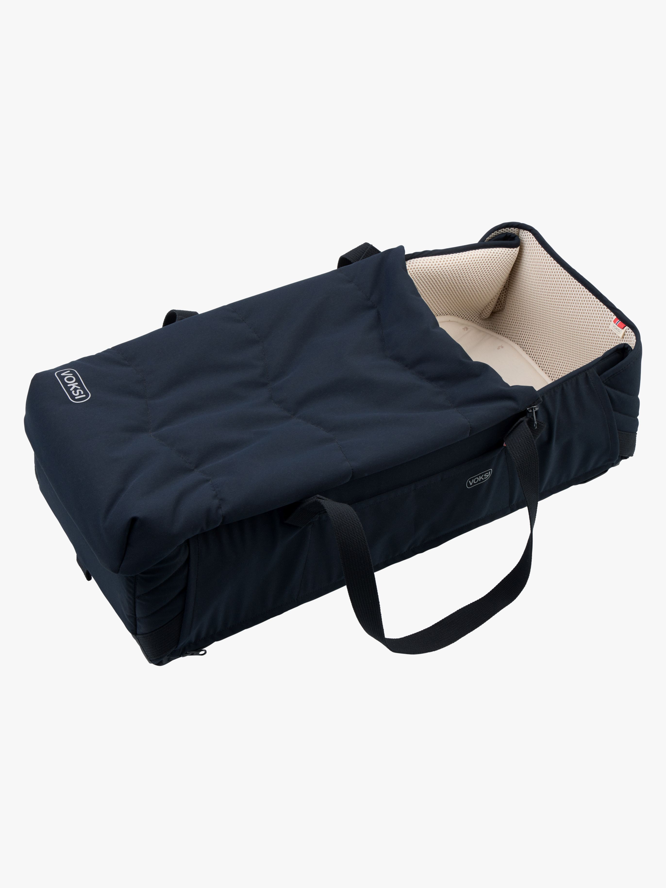 Voksi Carry Me Babytragetasche, Black Leaf